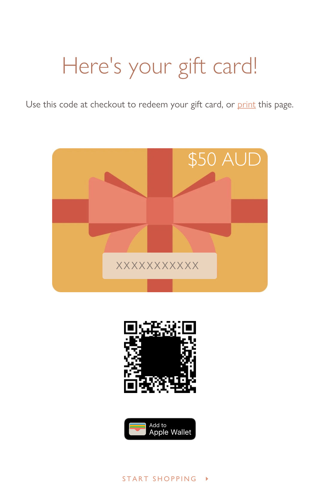 Karina Jambrak E-Gift Card