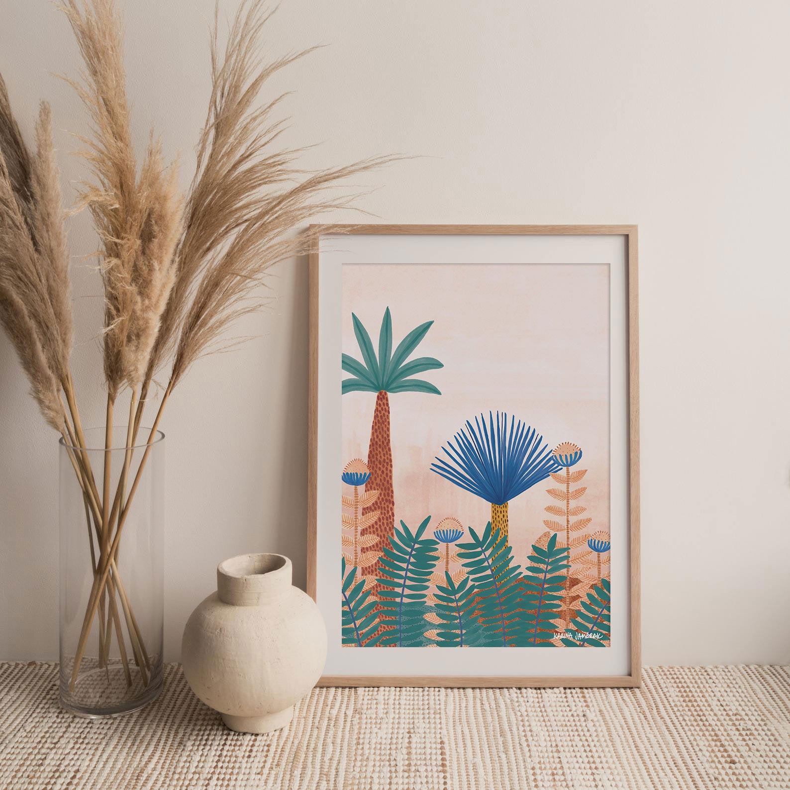 Jungle Blooms Fine Art Print