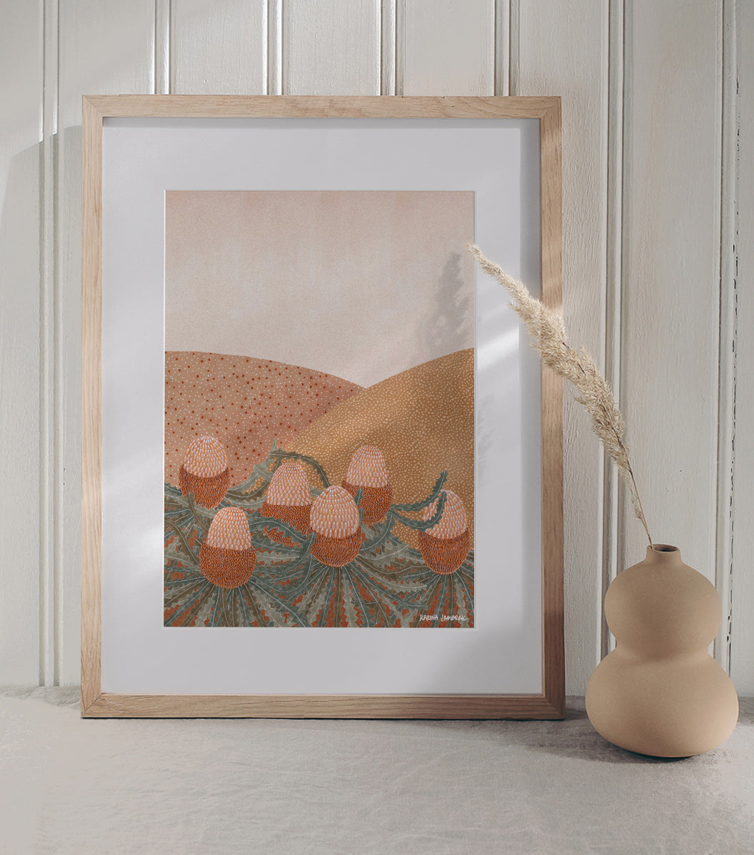 Banksia Mountain Fine Art Print