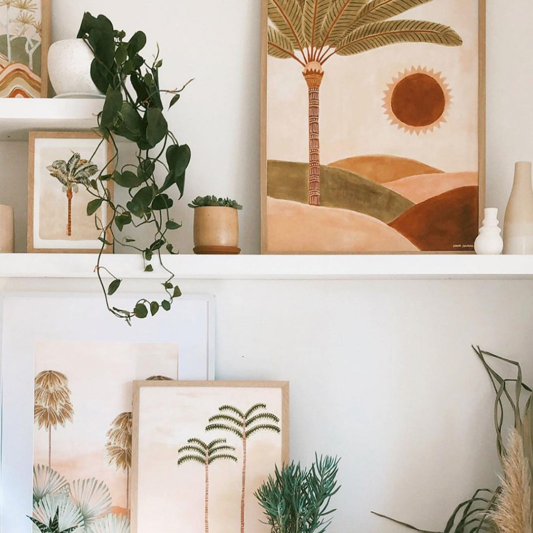 Desert Palms Fine Art Print