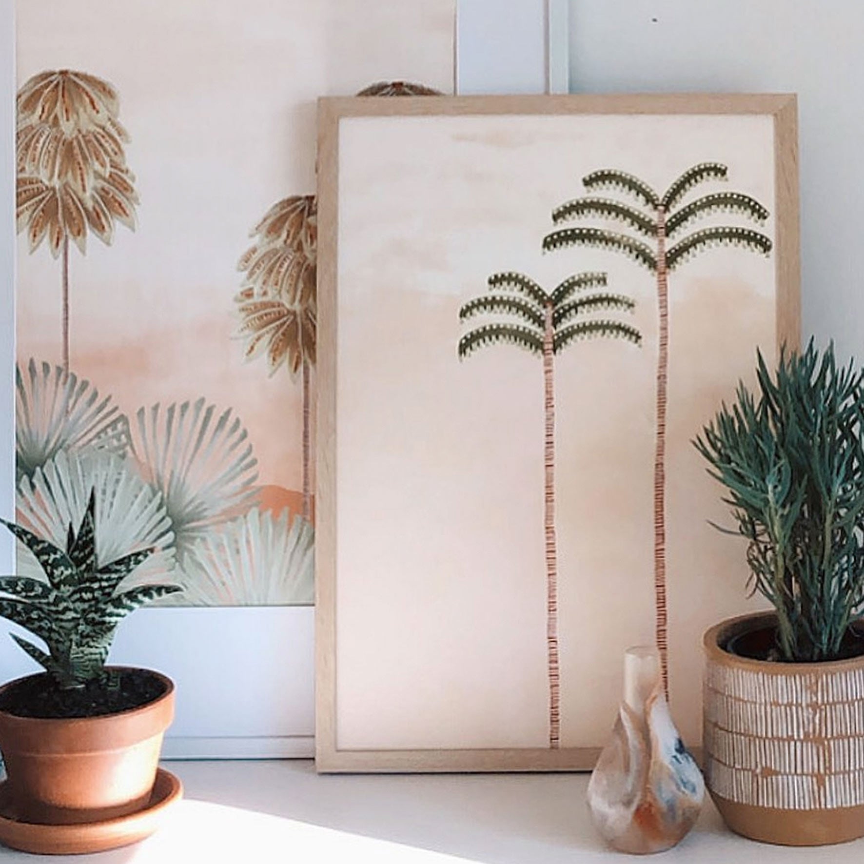 Desert Palms Fine Art Print
