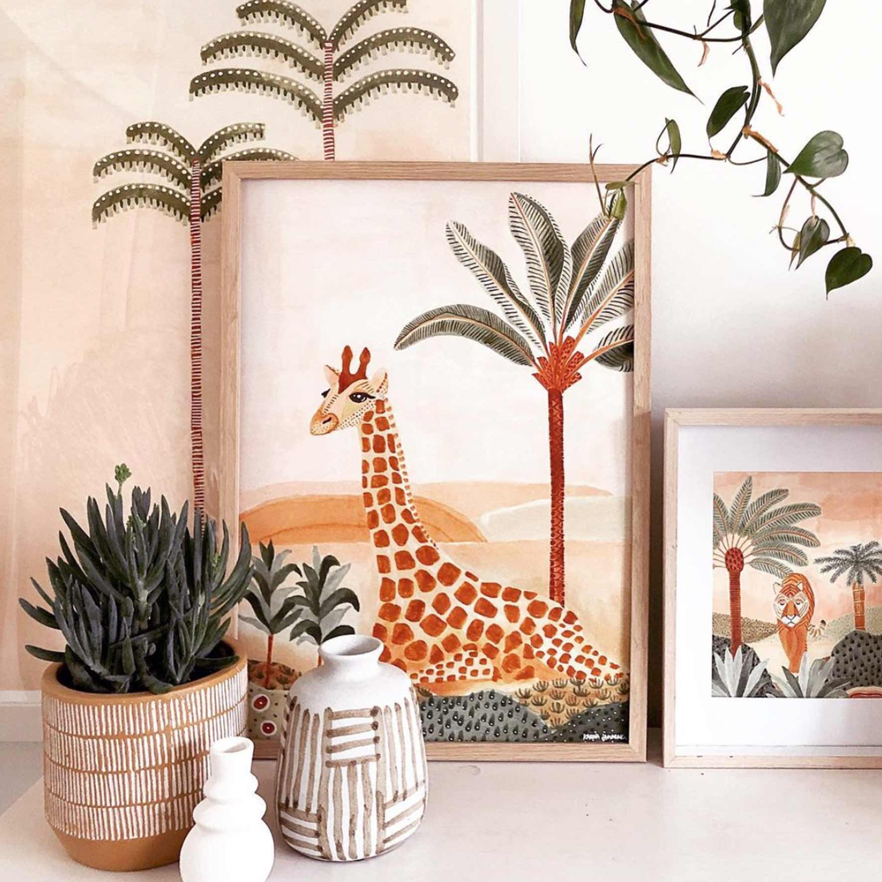 Gigi The Giraffe Fine Art Print