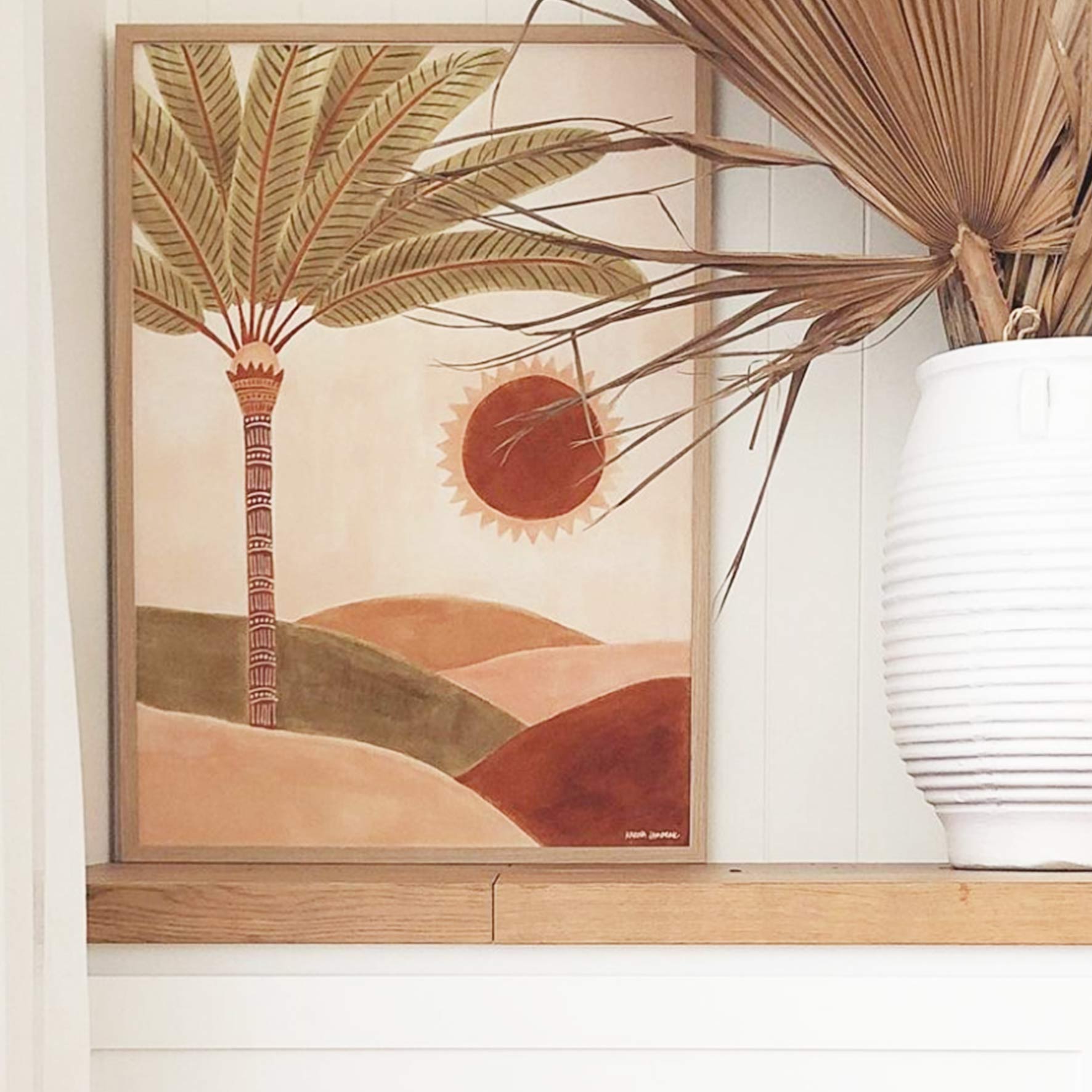 The Pared Palm Fine Art Print