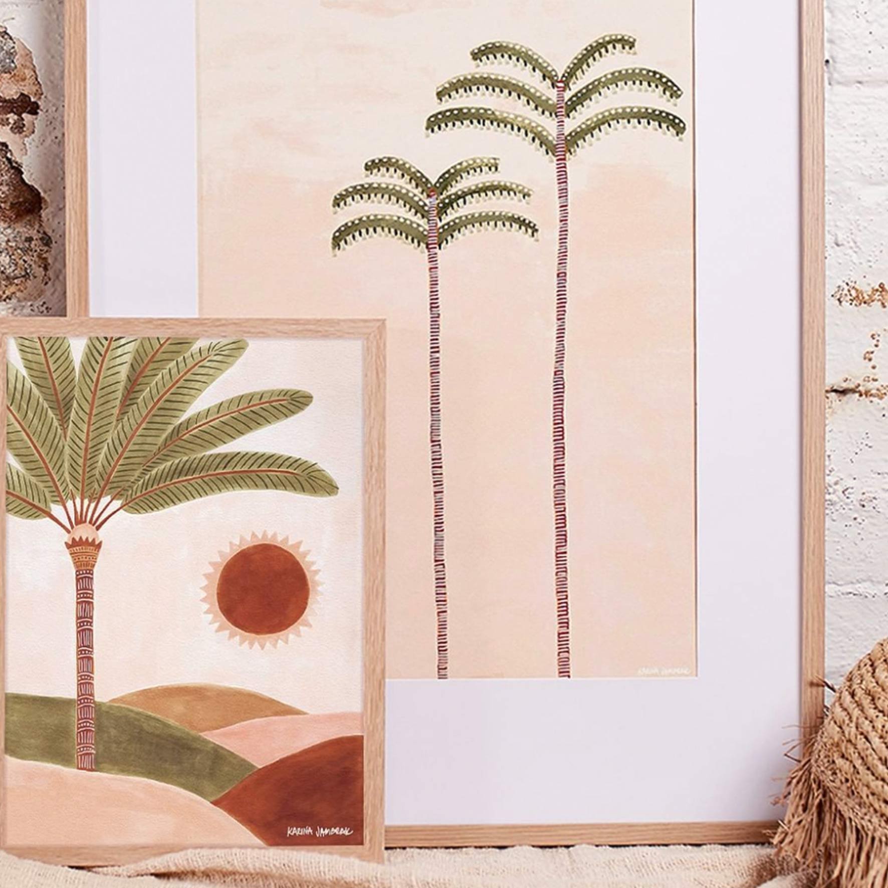 Desert Palms Fine Art Print