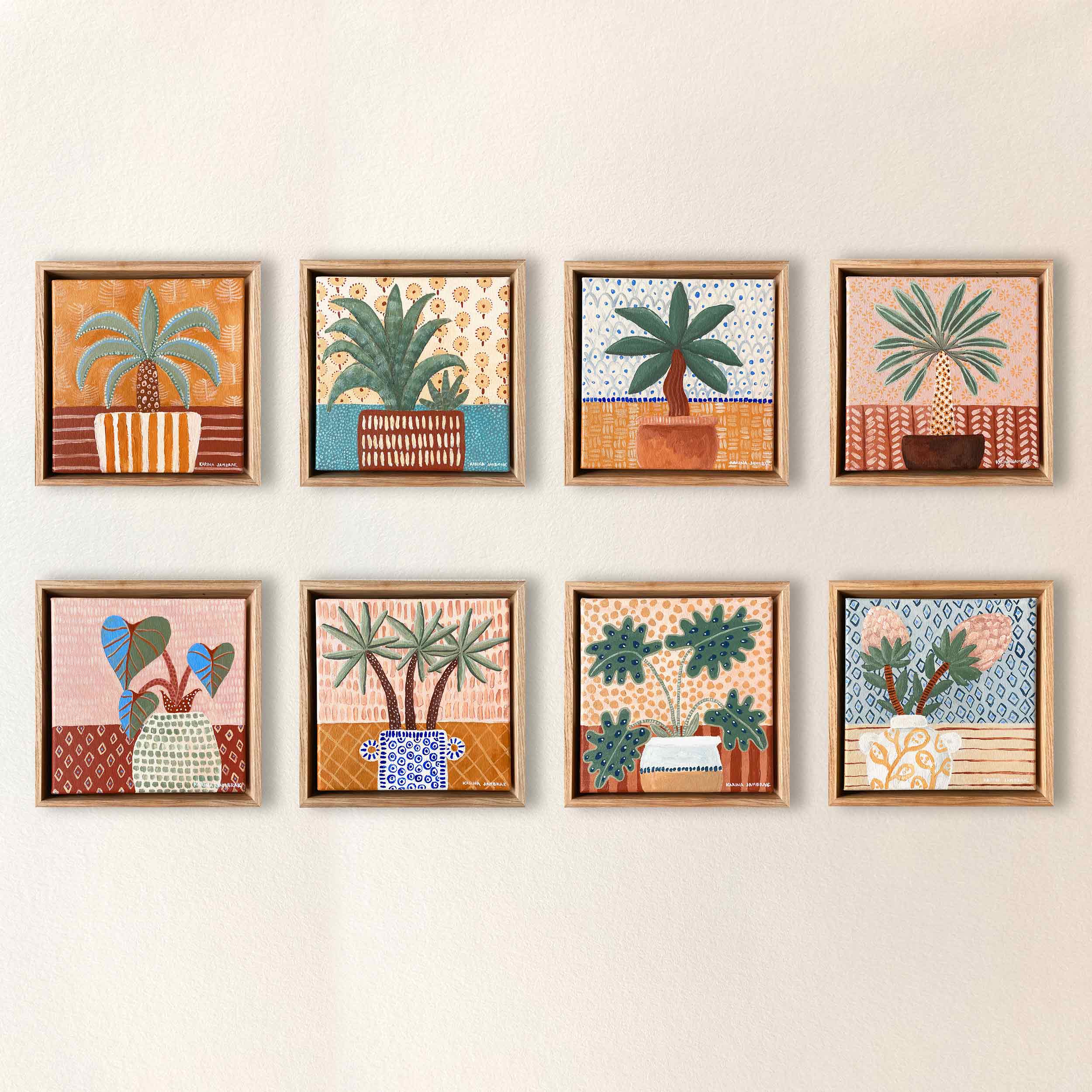ORIGINAL - Mustard Wall Palm