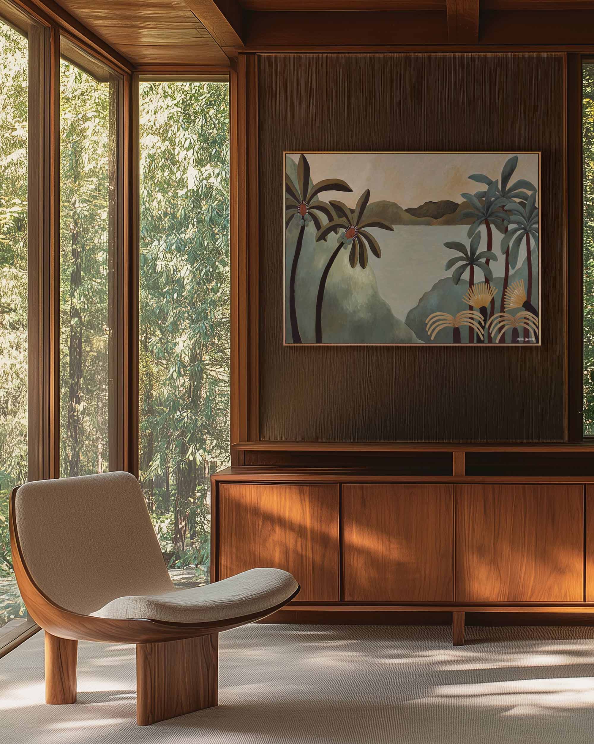 At The Lookout Fine Art Print