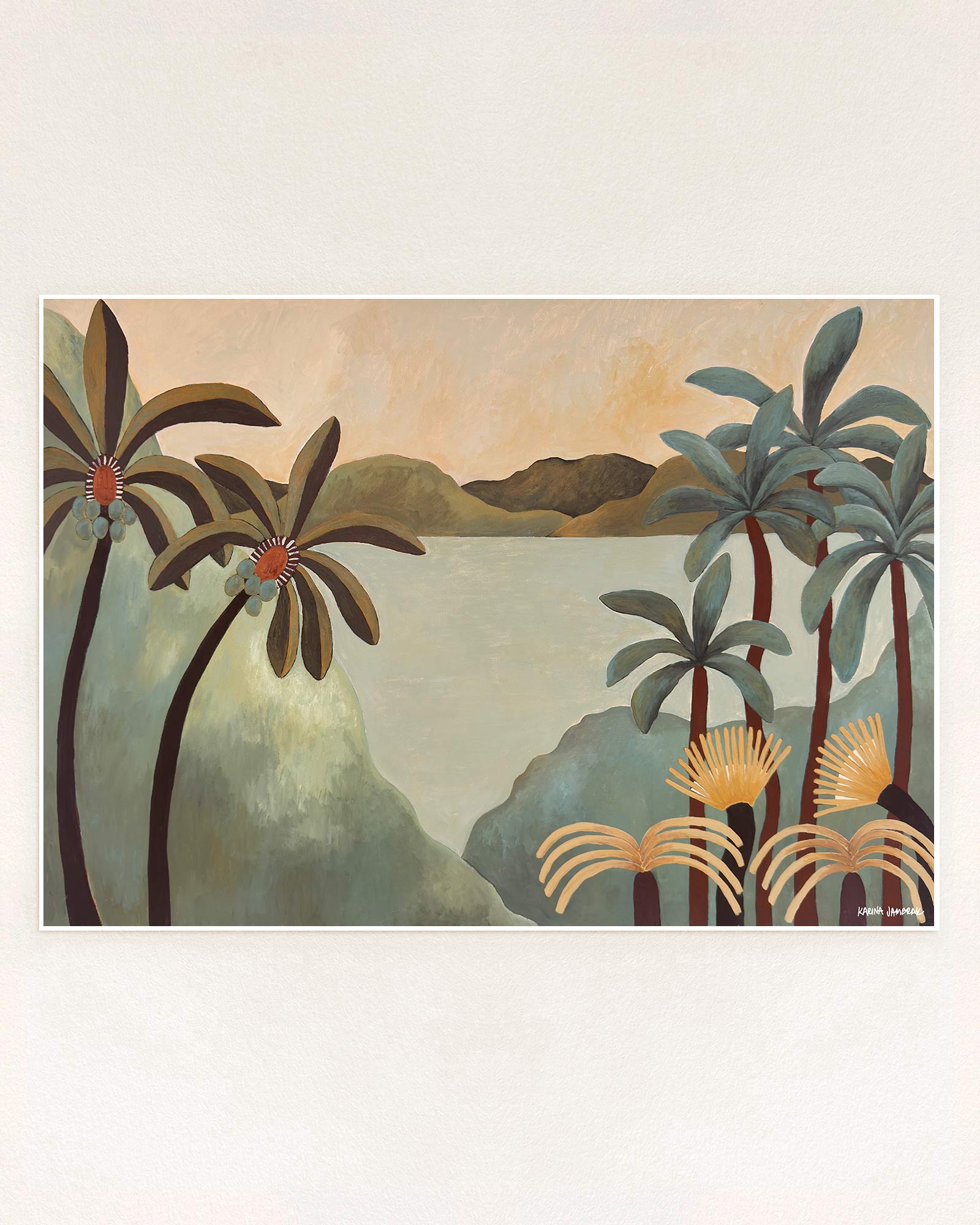 At The Lookout Fine Art Print