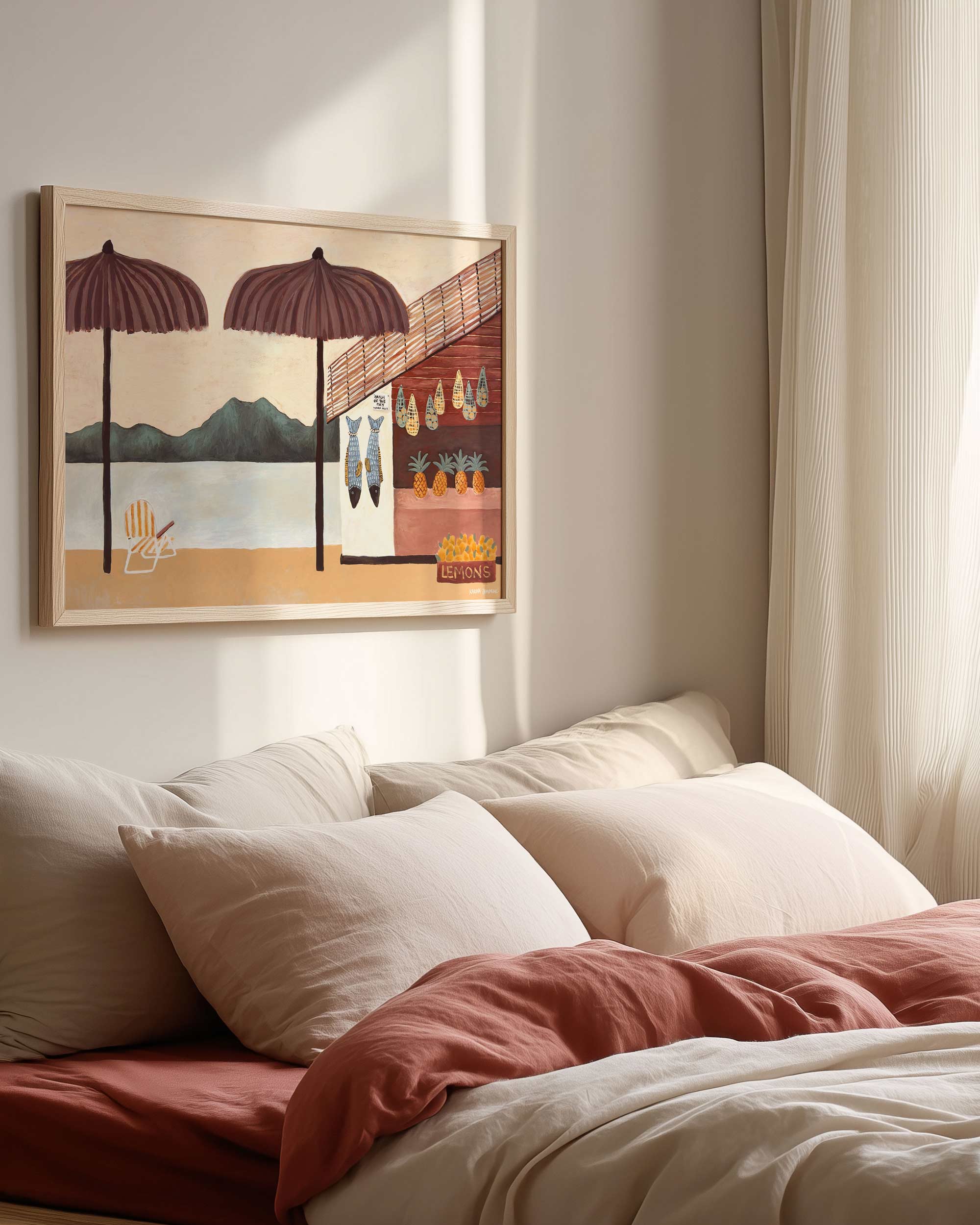 Beach Kiosk Fine Art Print