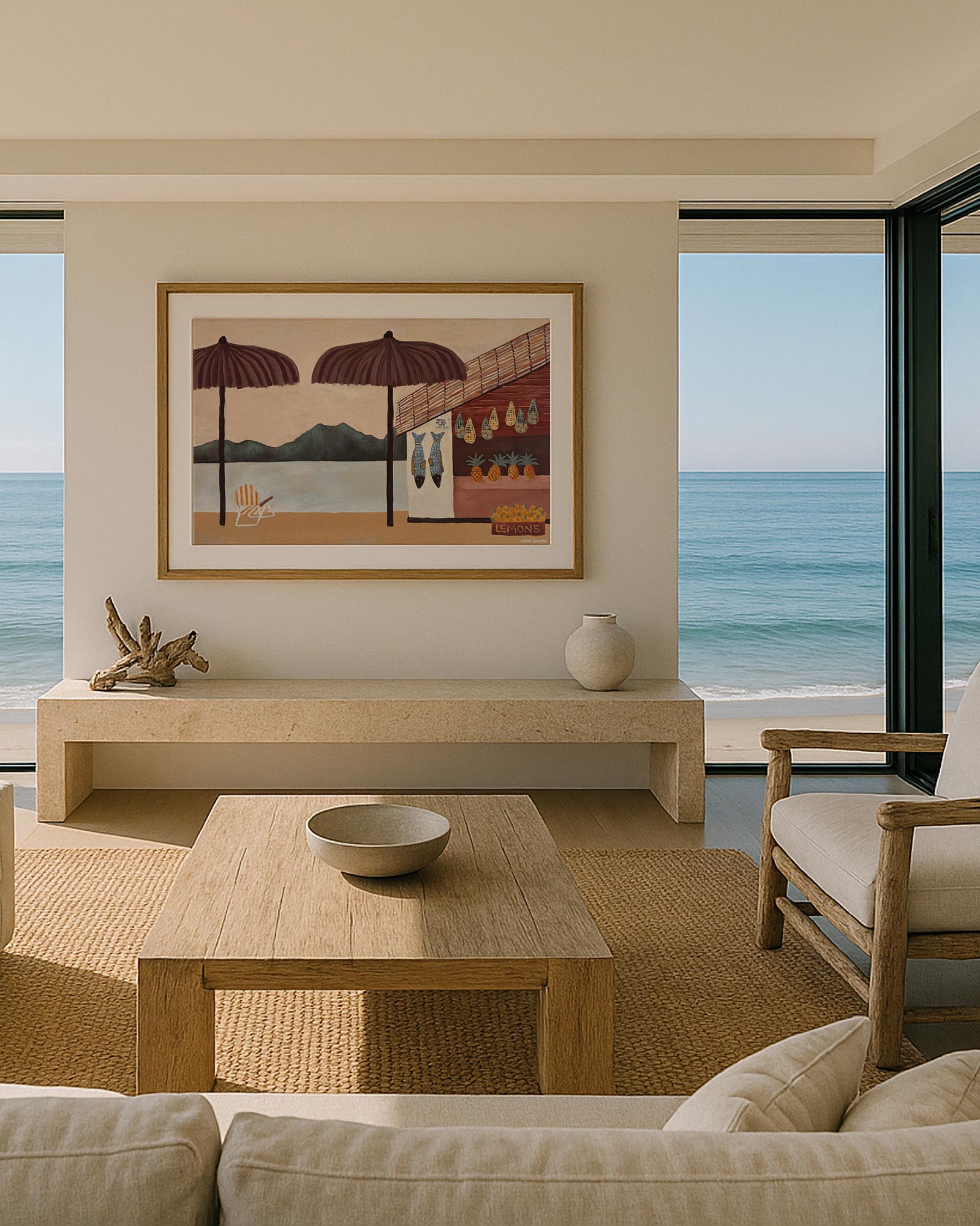 Beach Kiosk Fine Art Print