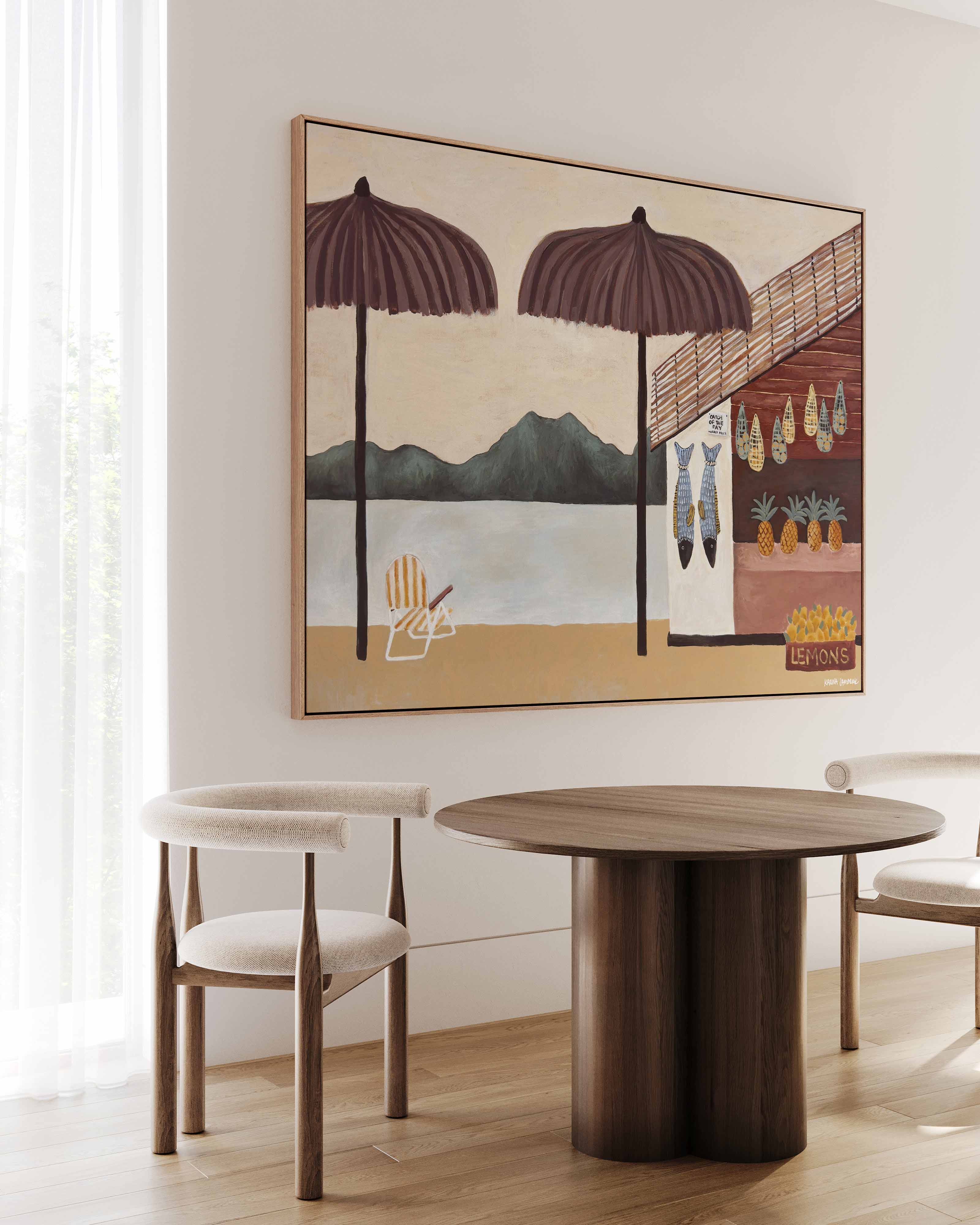 Beach Kiosk Fine Art Print