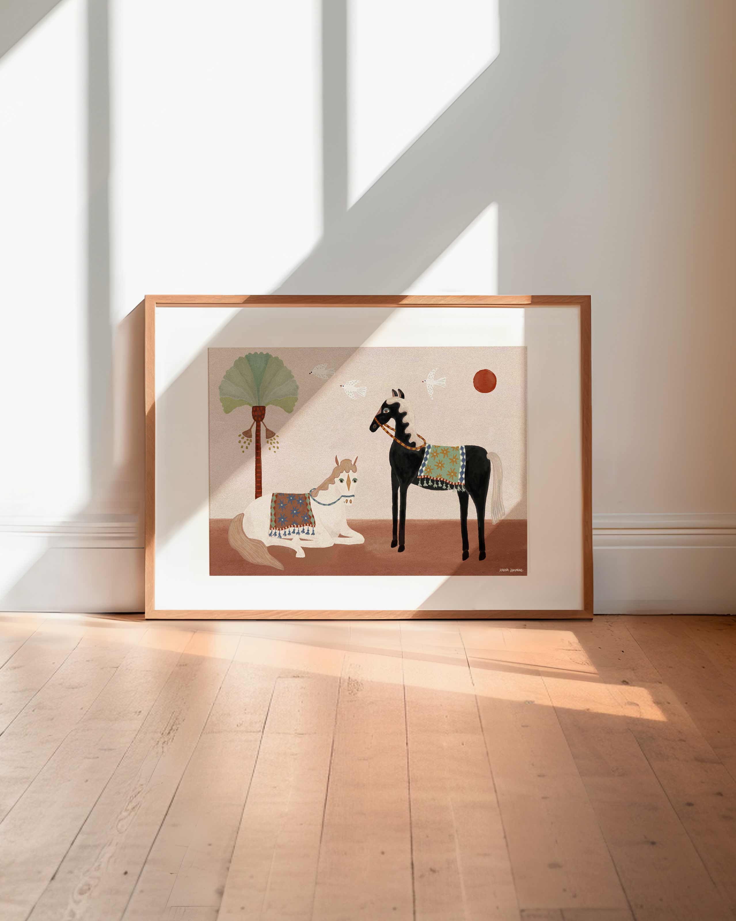 Black Beauty Ranch Fine Art Print