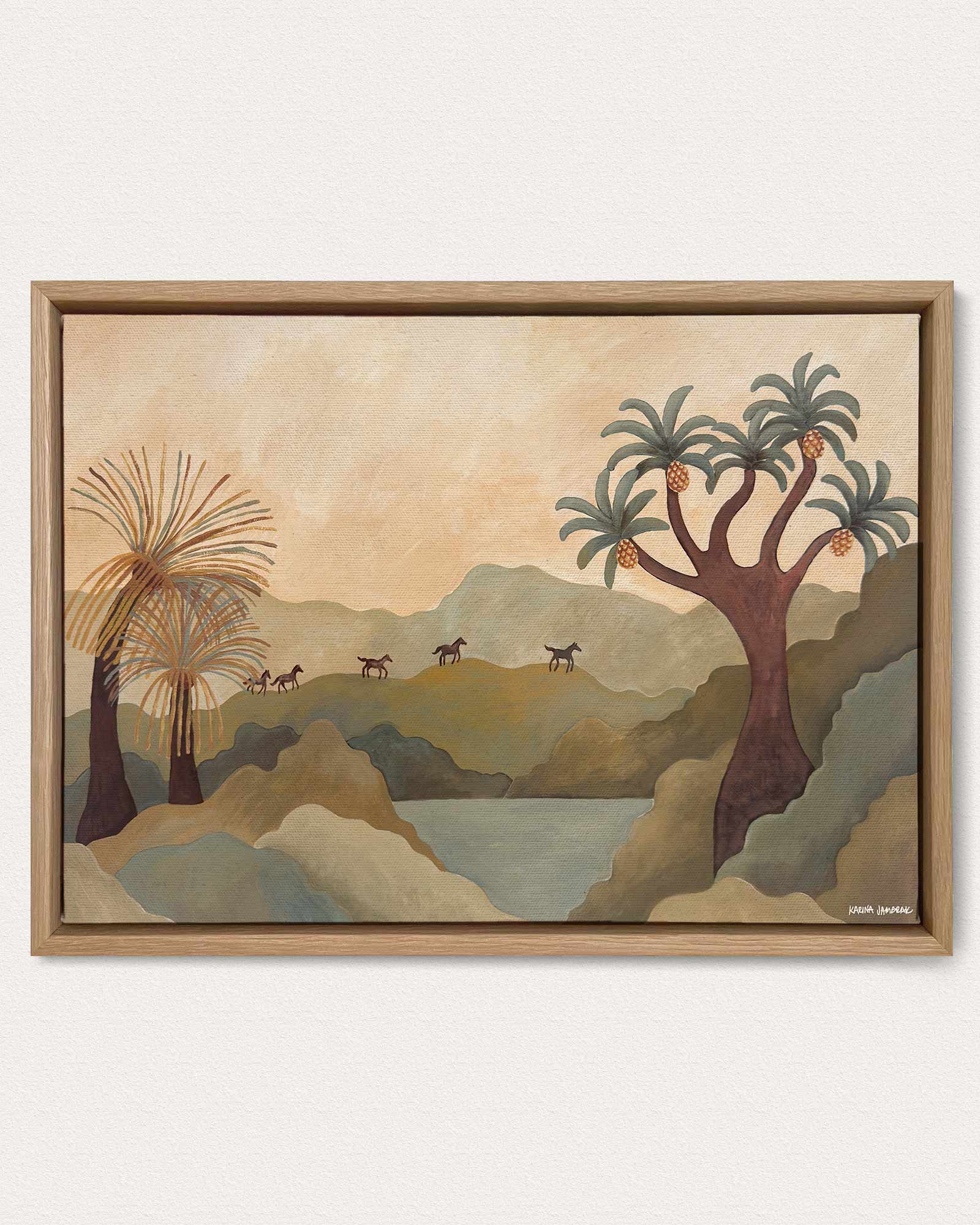 Brumbies In Queensland Fine Art Print