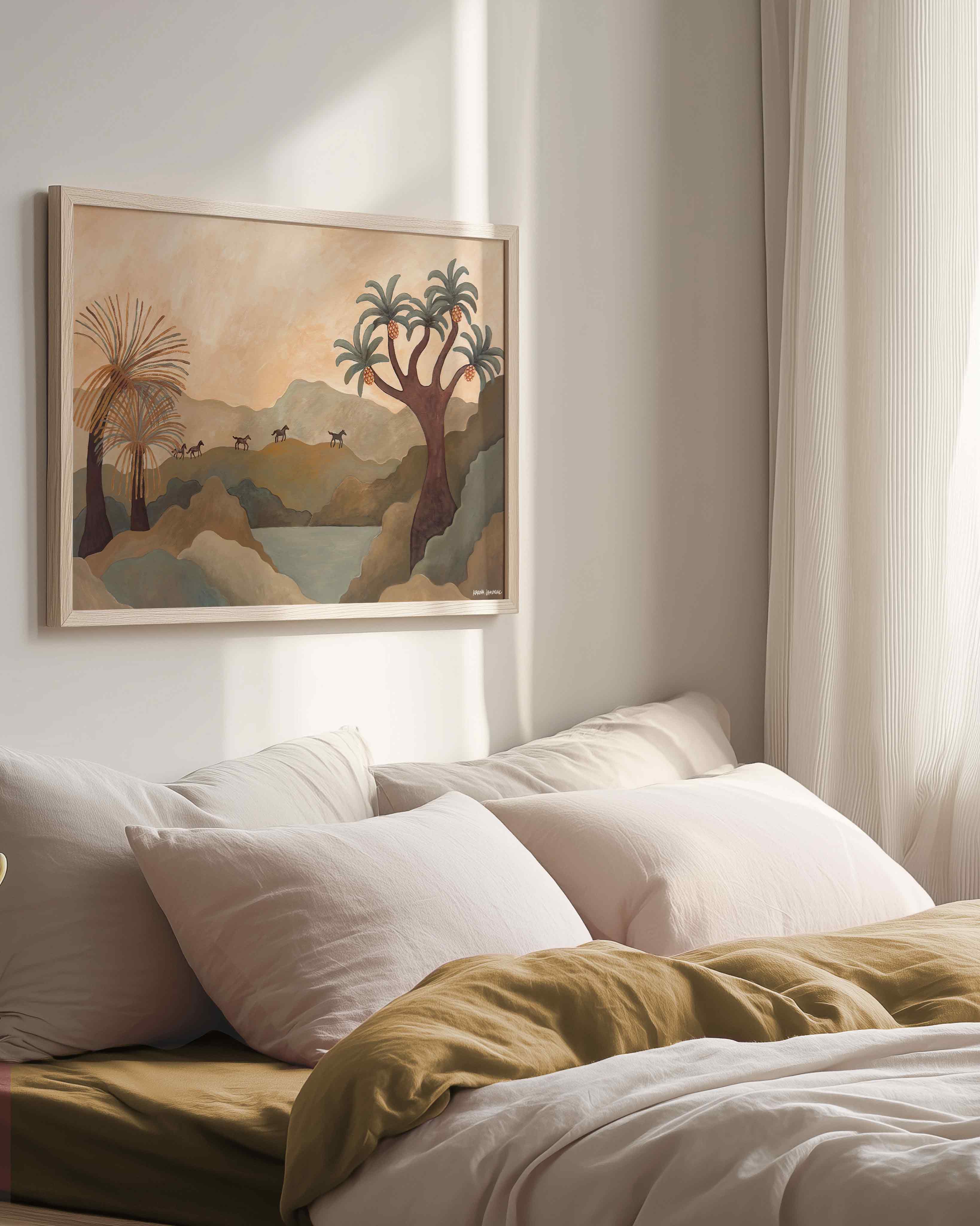 Brumbies In Queensland Fine Art Print