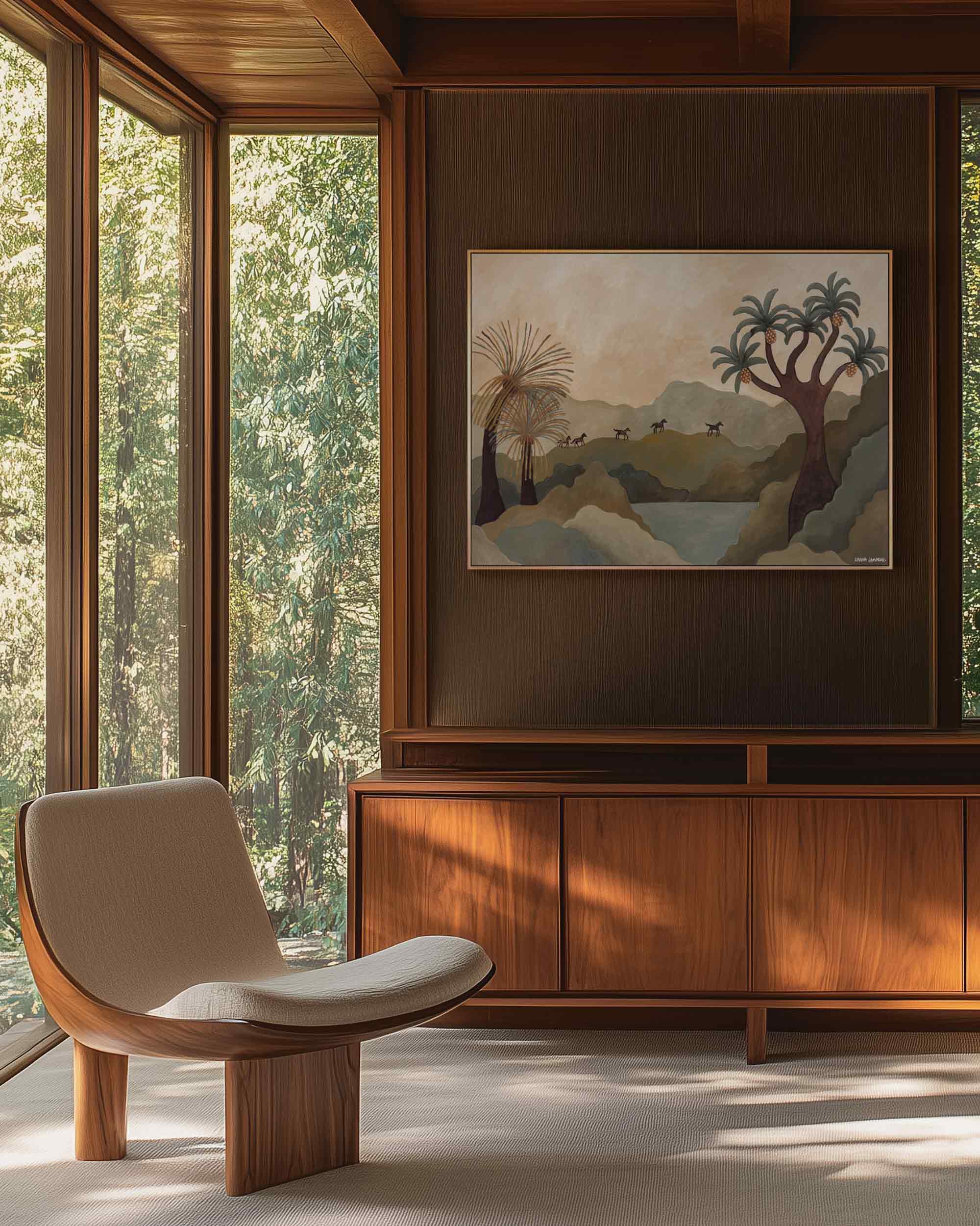 Brumbies In Queensland Fine Art Print