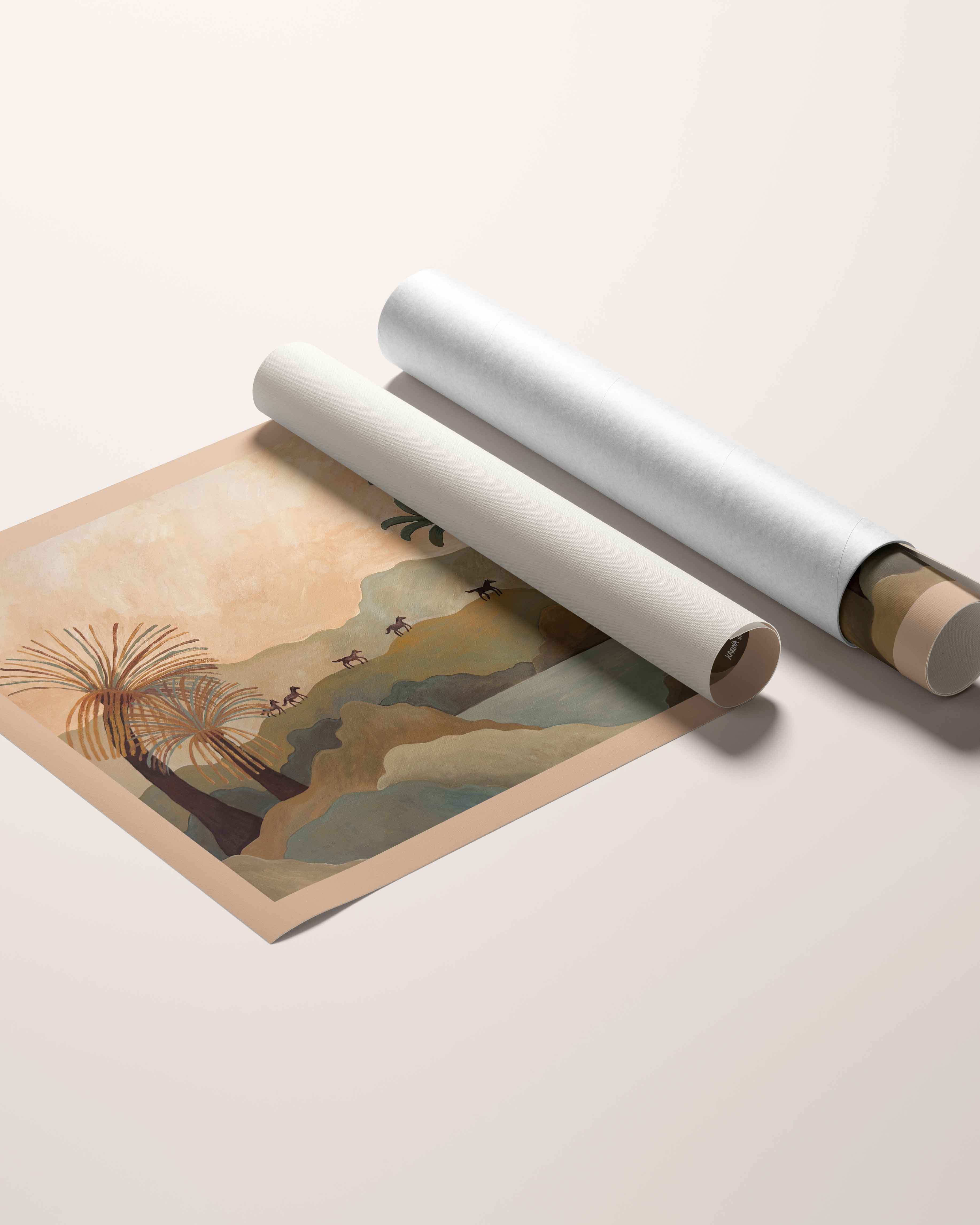 Brumbies In Queensland Fine Art Print