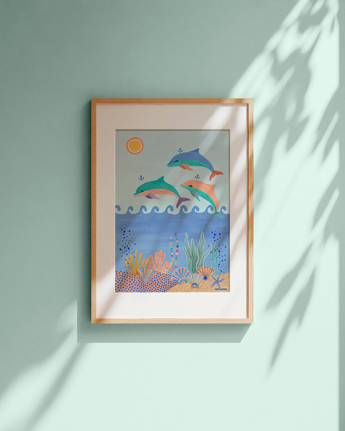 Dolphin Dance Fine Art Print
