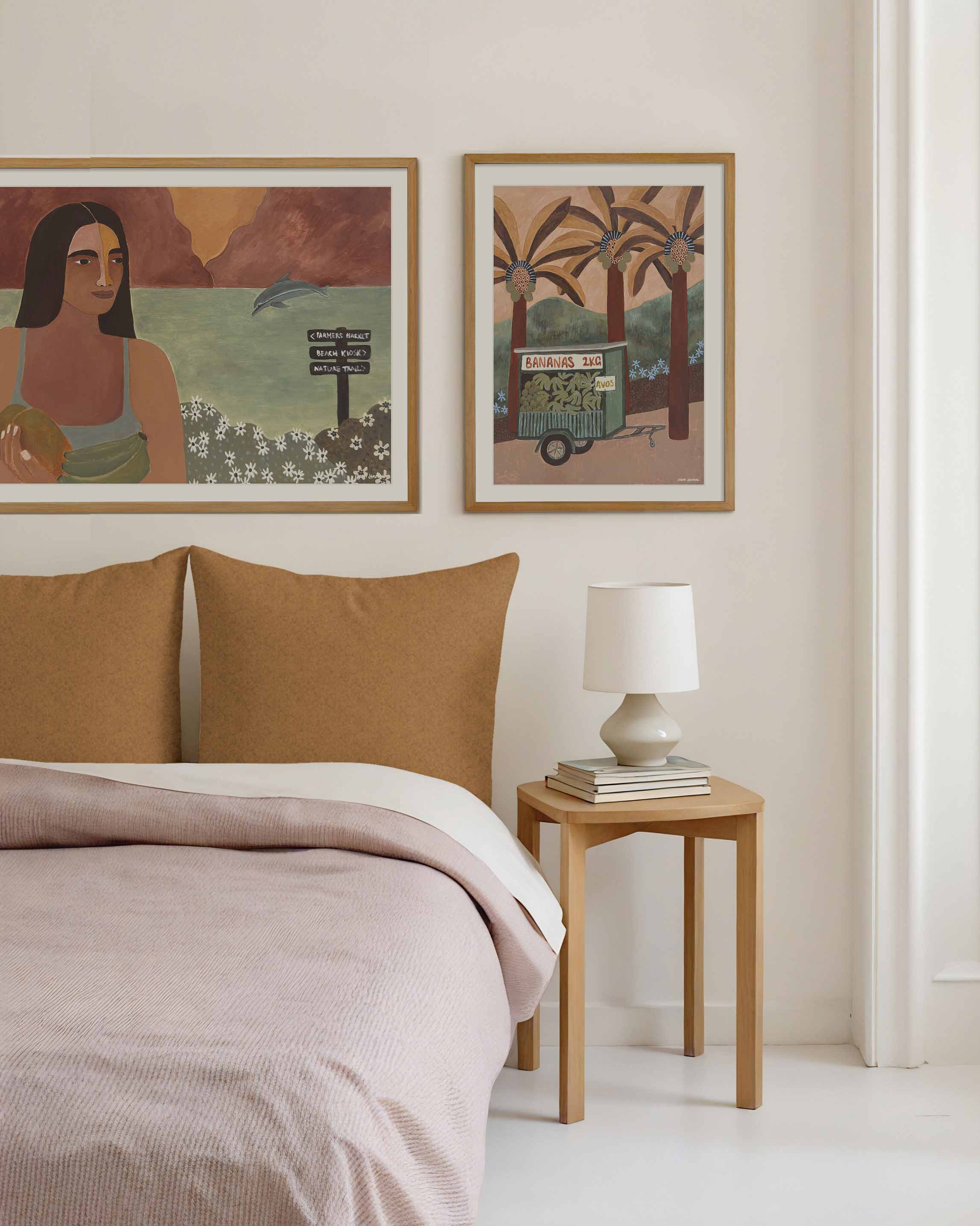 Dolphins At The Farmers Market Fine Art Print