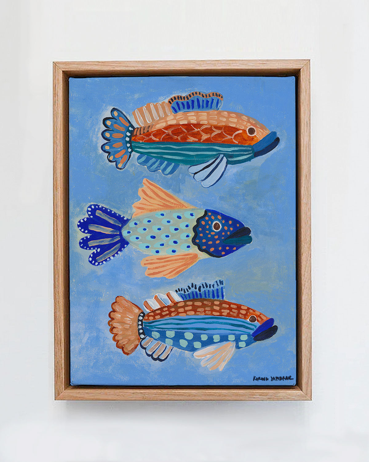 Fish Trio Original Painting