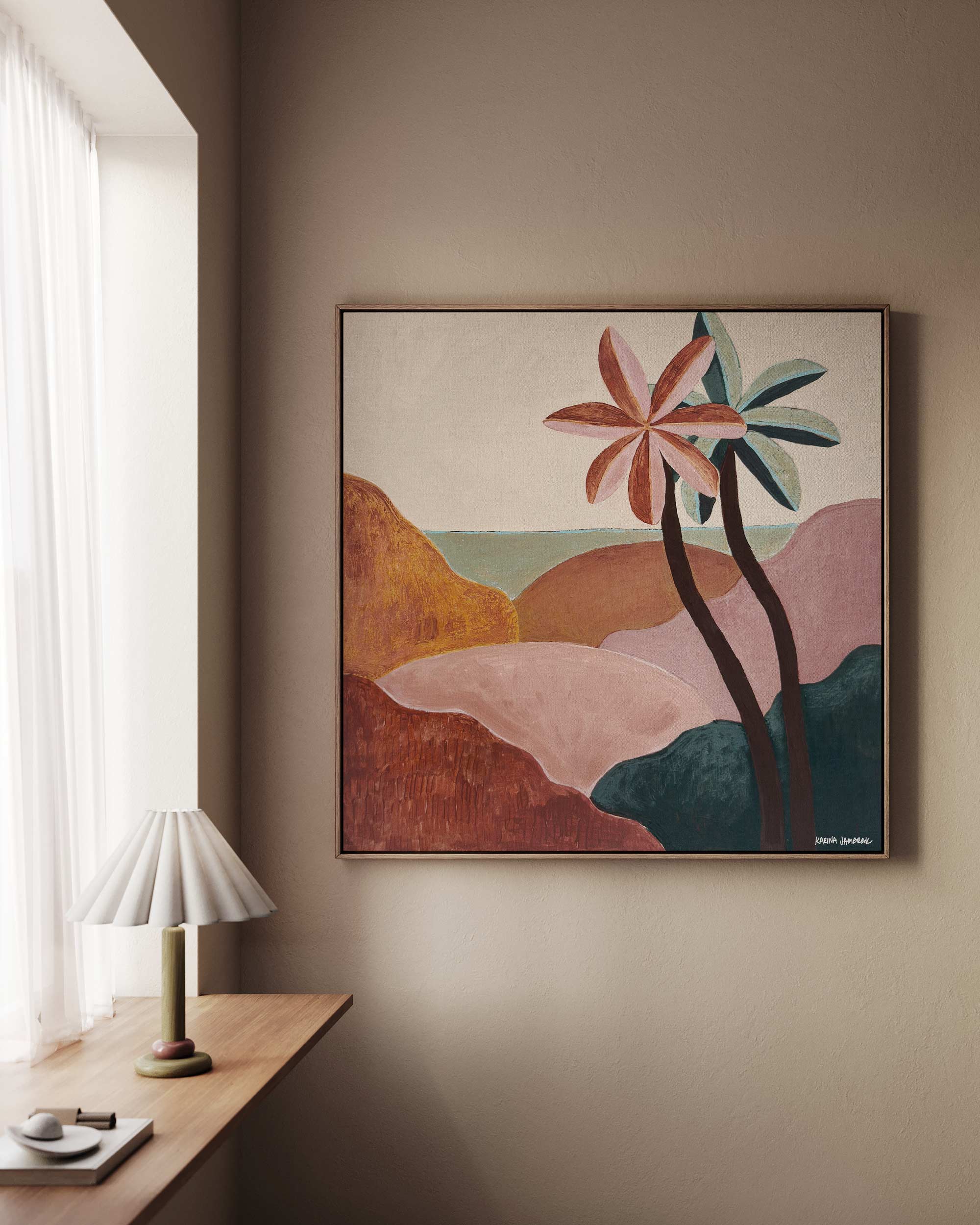 Flower Palms Fine Art Print