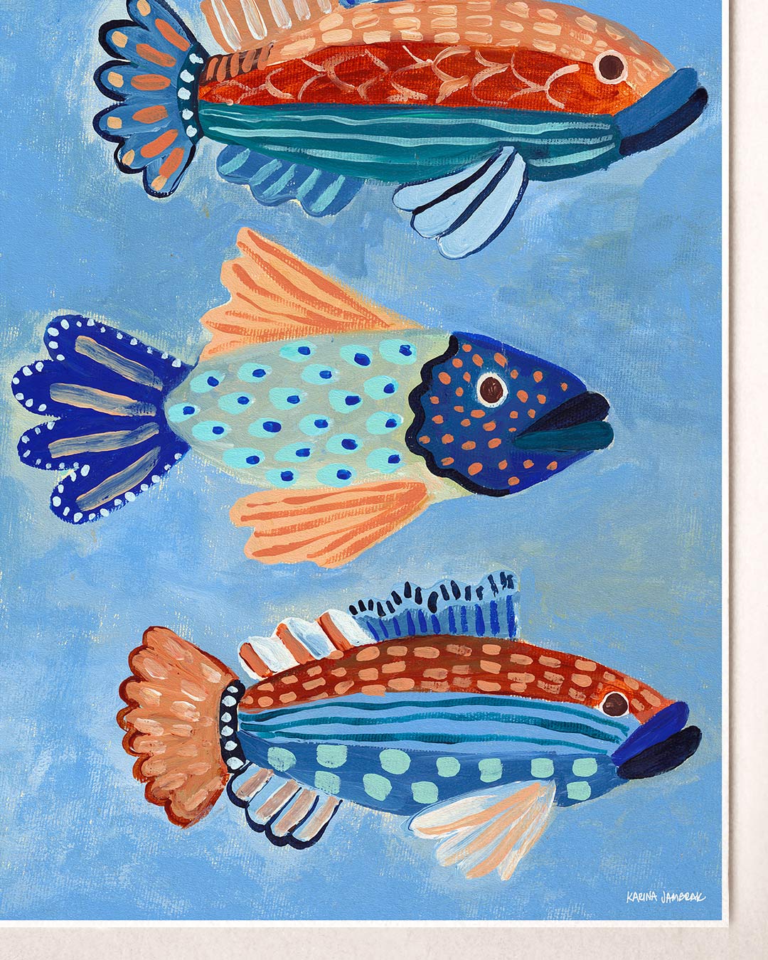 Fish Trio Fine Art Print