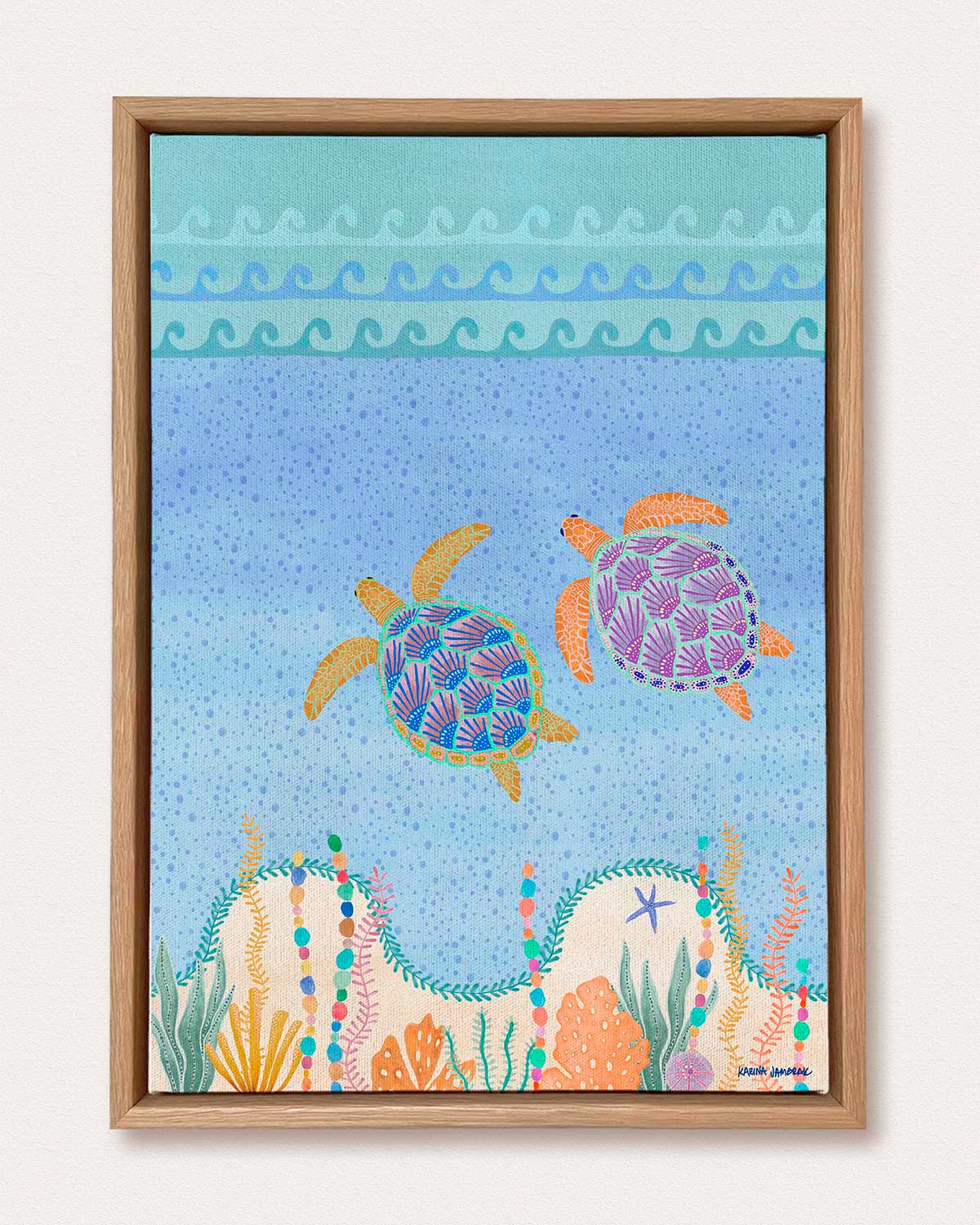 Turtle Journey Fine Art Print