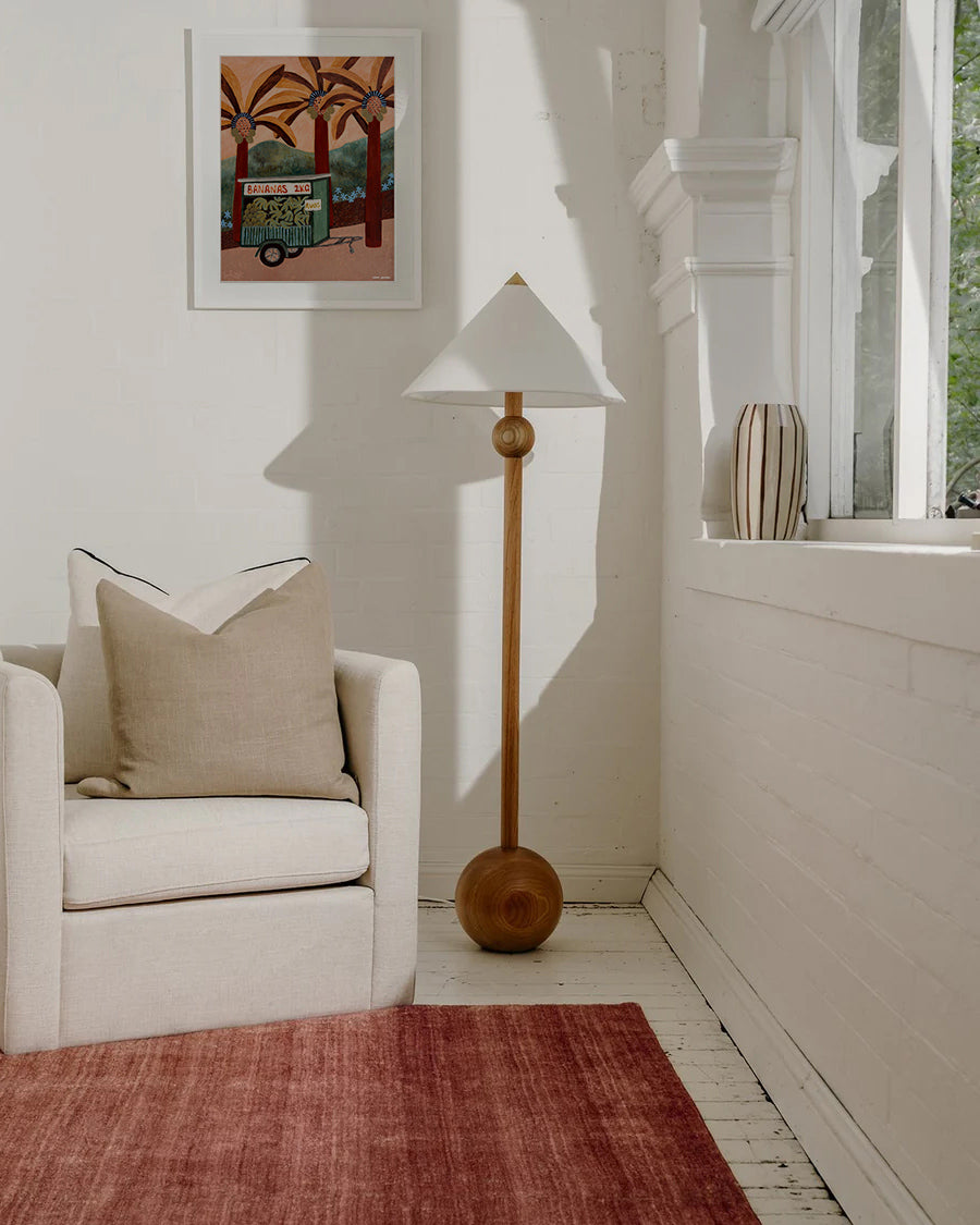 Roadside Banana Cart Fine Art Print