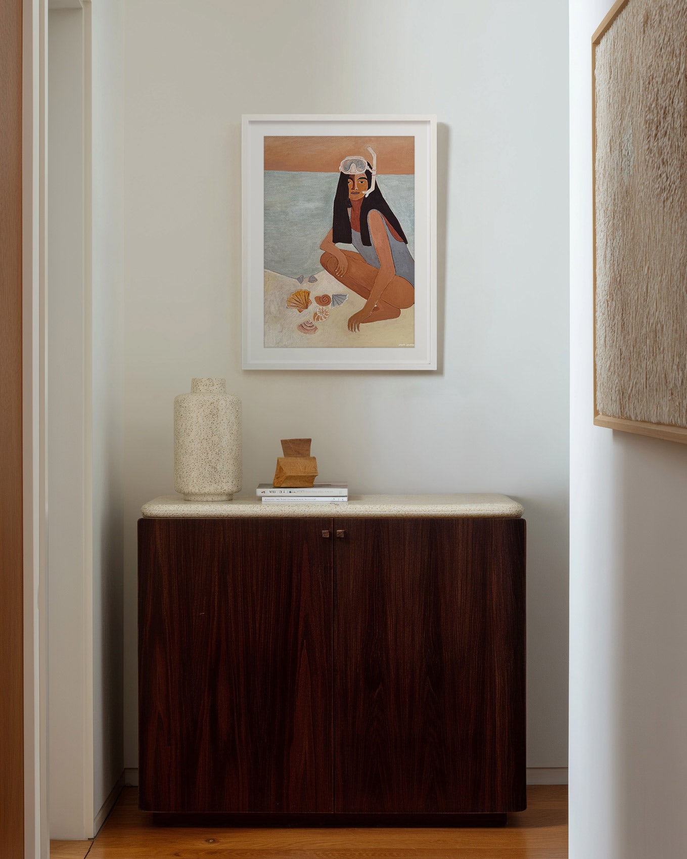 Snorkel Girl Finding Pippis Fine Art Print