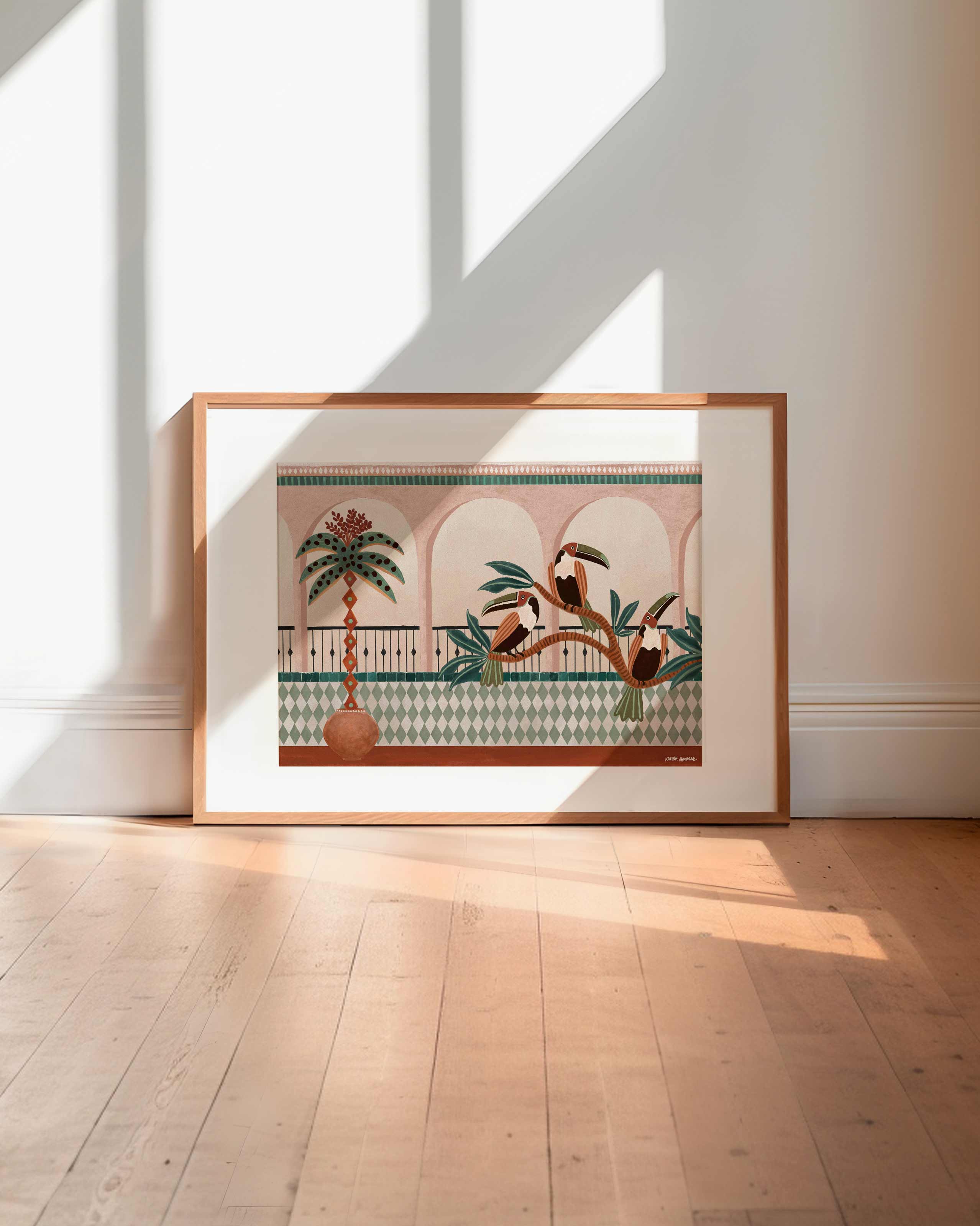 Toucan Terrace Fine Art Print