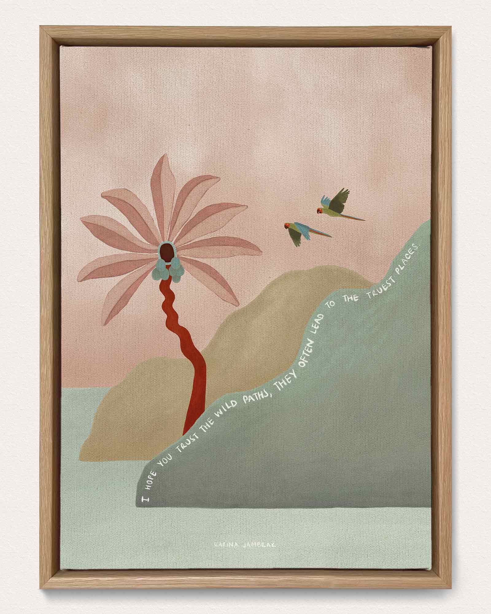 Trust The Wild Paths Fine Art Print