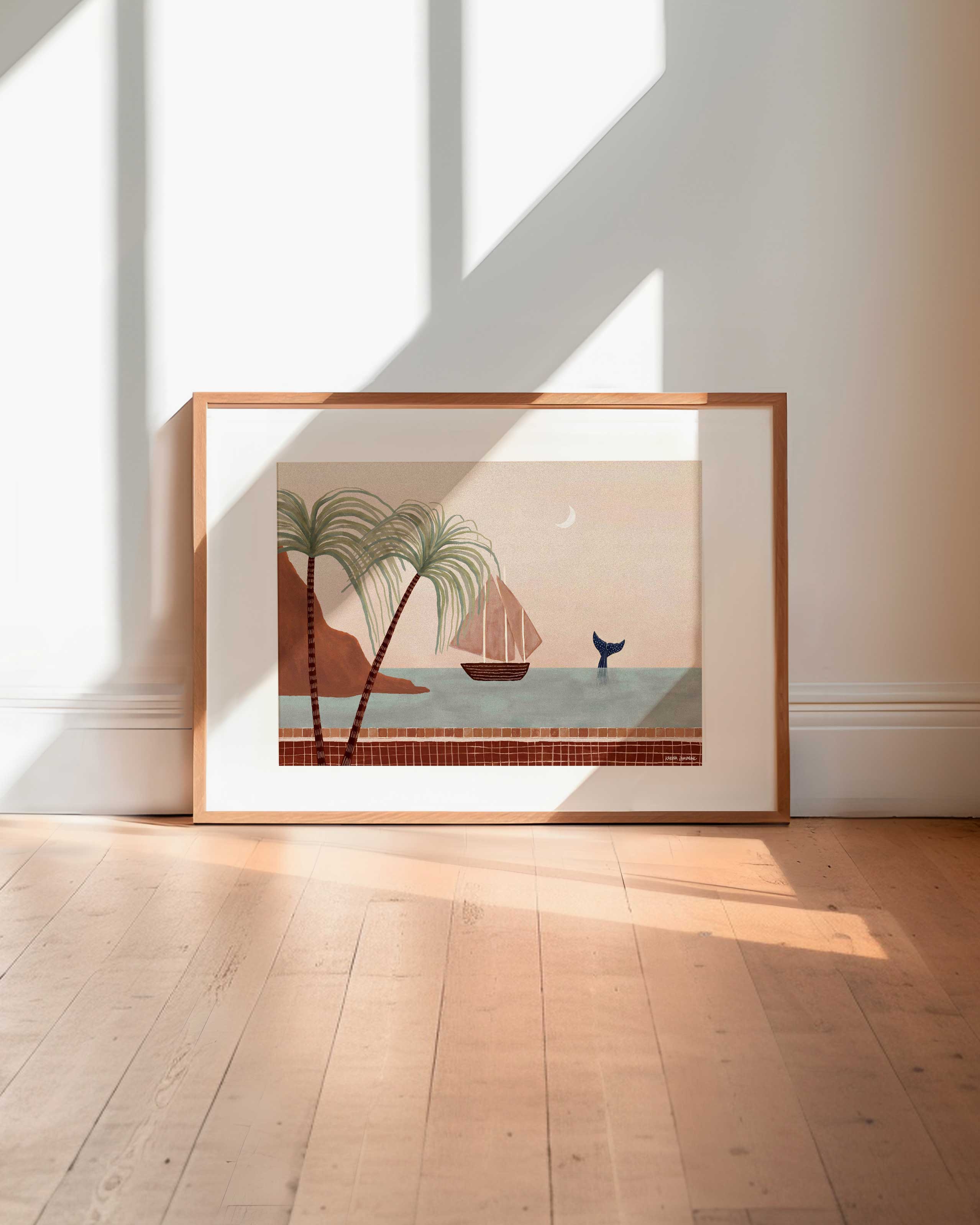 Whale Tail Vista Fine Art Print