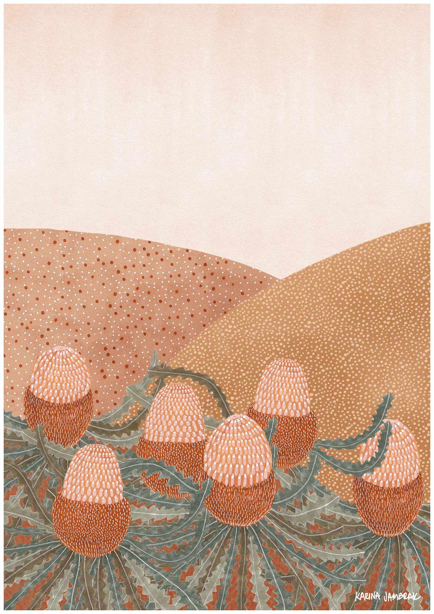 Banksia Mountain Fine Art Print