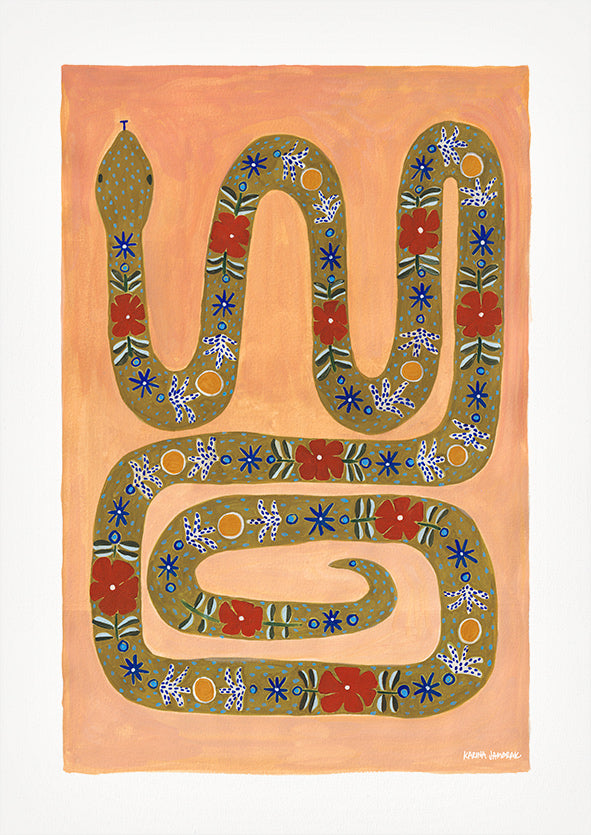 Rebirth ~ Snake Art Print