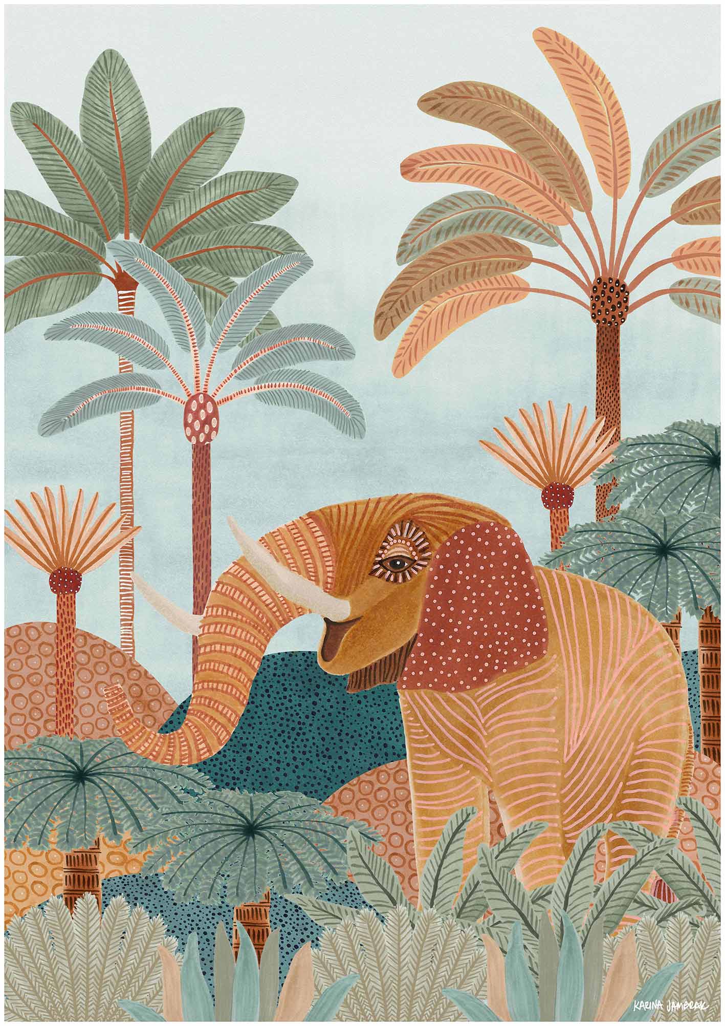 Ellie Elephant Fine Art Print