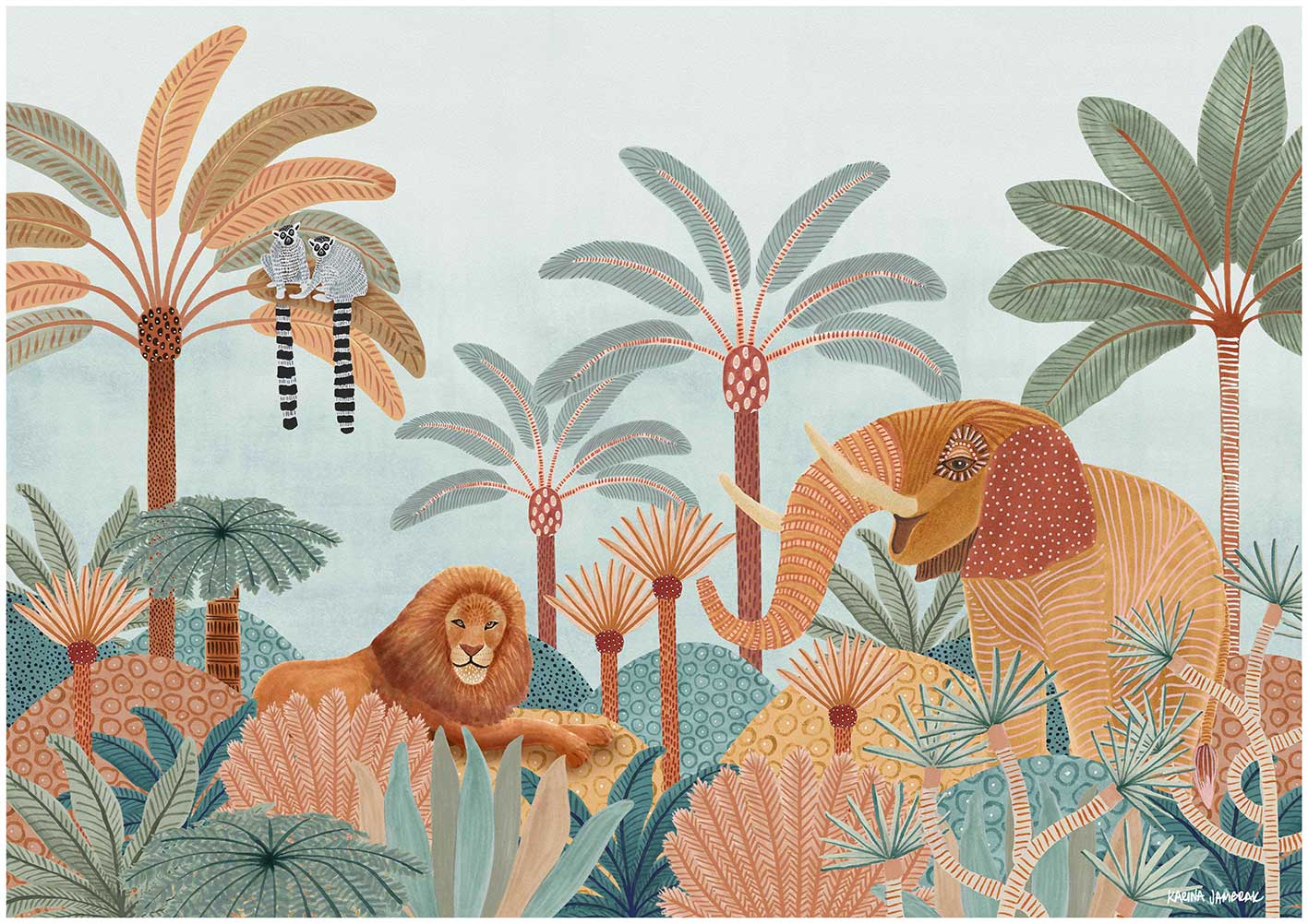 Jungle Friends Fine Art Print