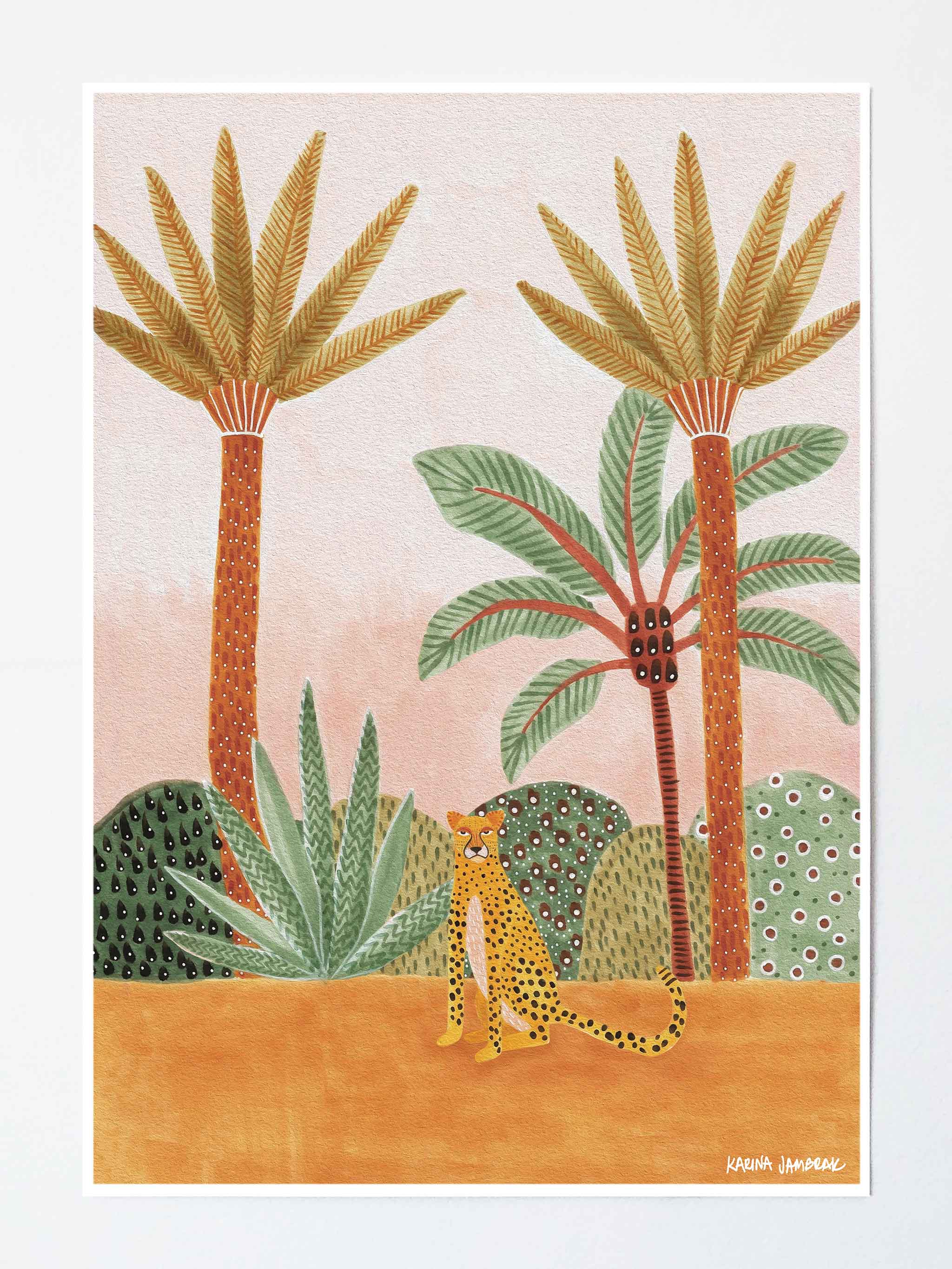 Chey The Cheetah Fine Art Print