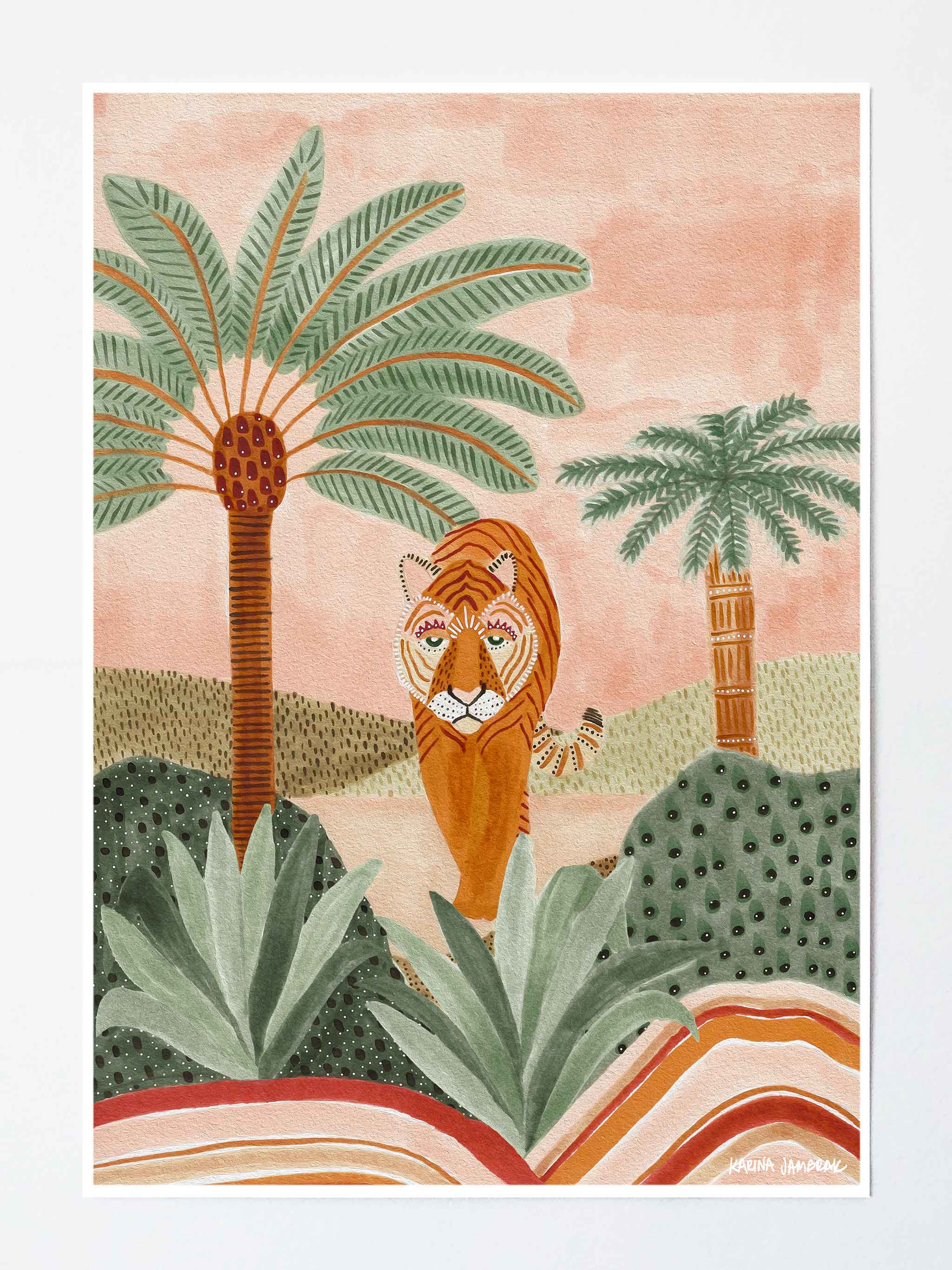 Tava The Tiger Fine Art Print