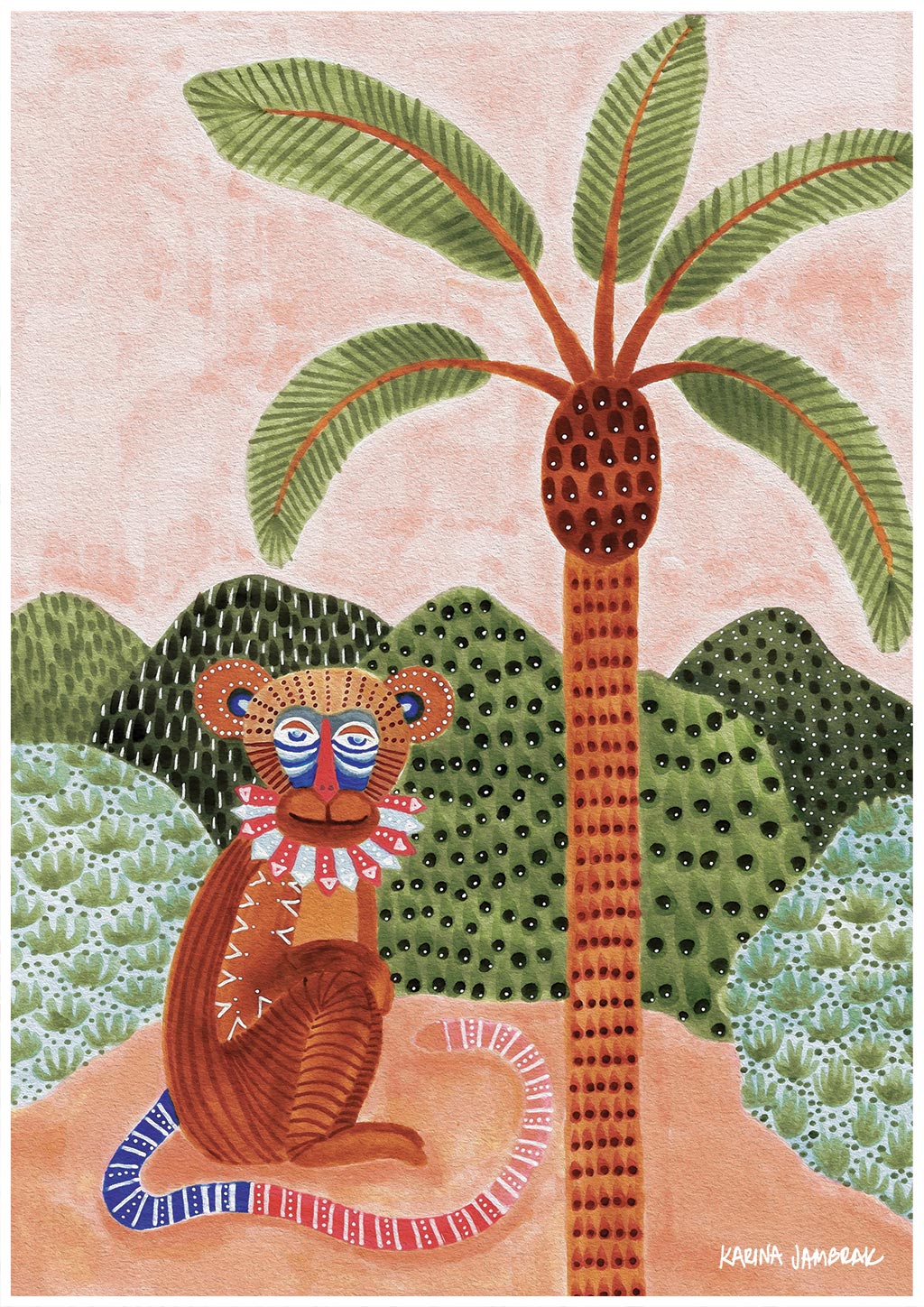 Mekhi The Monkey Fine Art Print