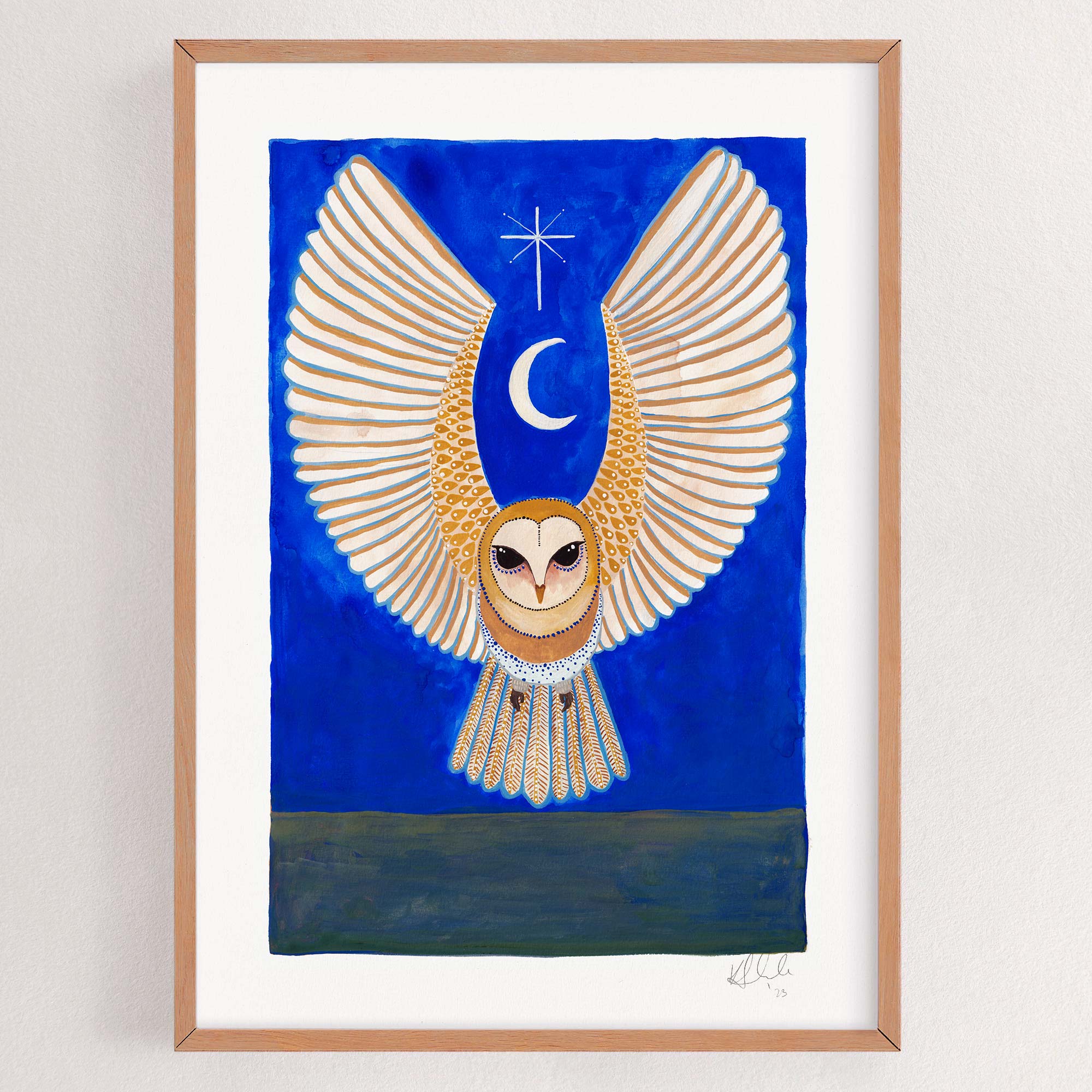 ORIGINAL ART ~ Wisdom ~ Owl