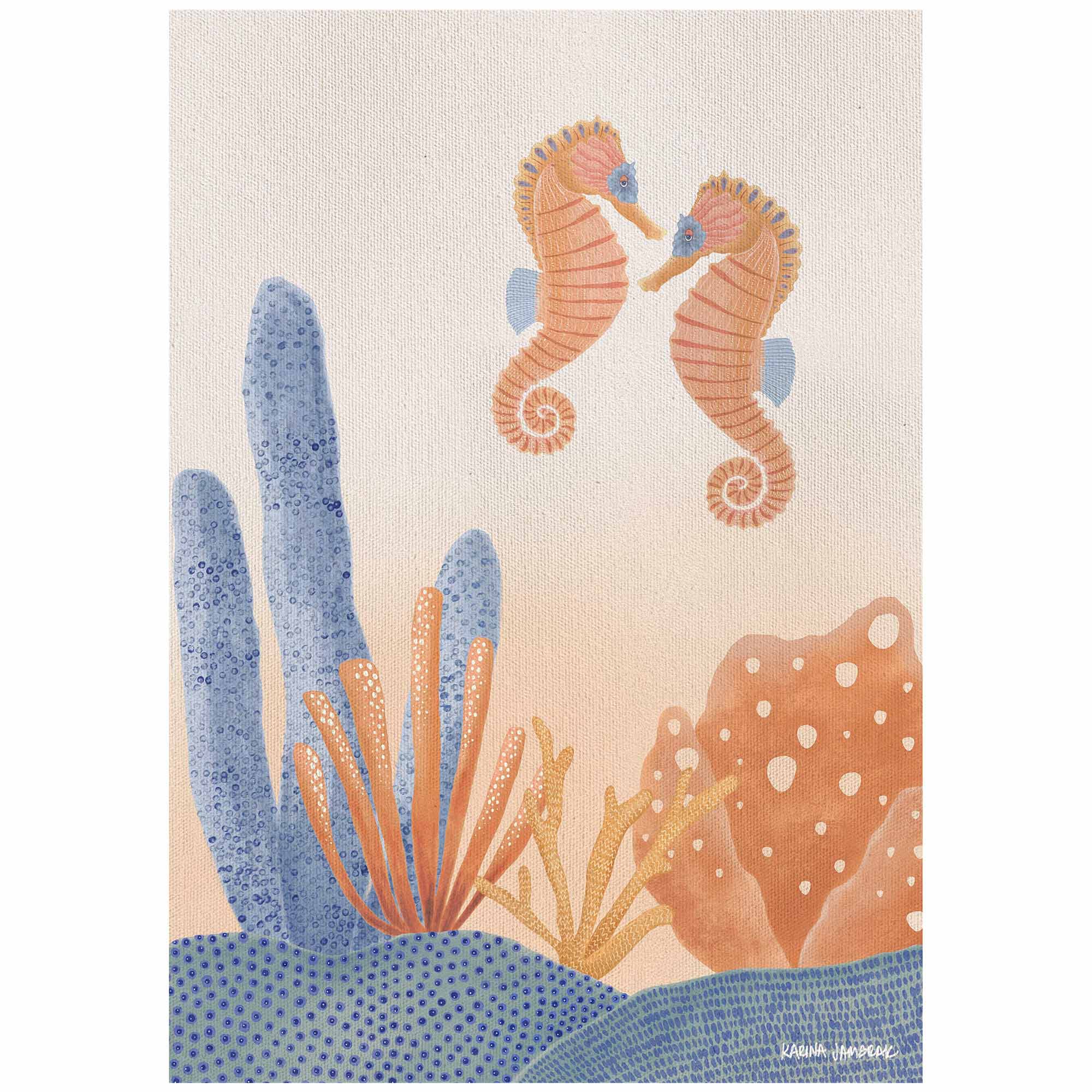 Seahorse Duo Fine Art Print
