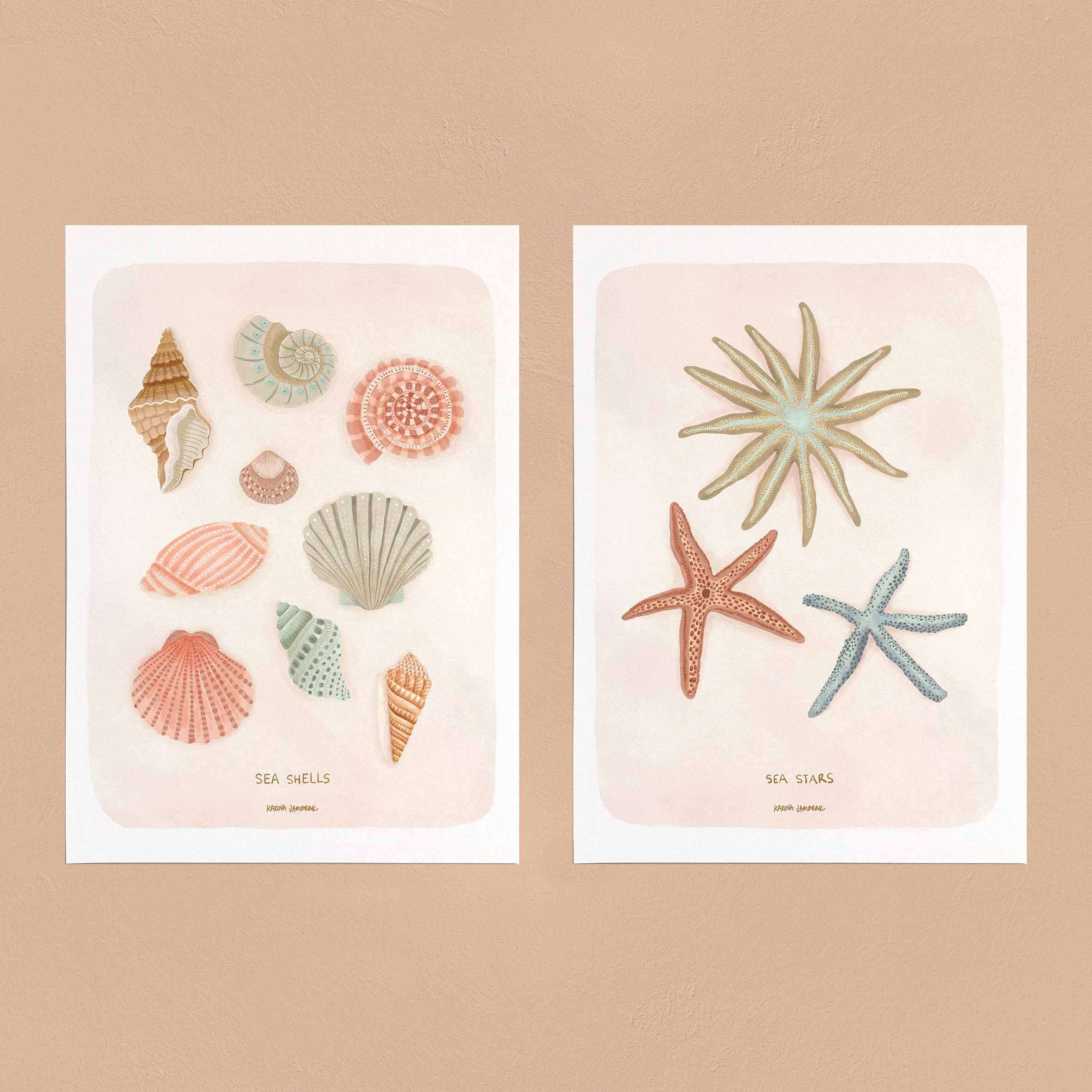 Summer Reef SET OF 2 - COMBO A (canvas)