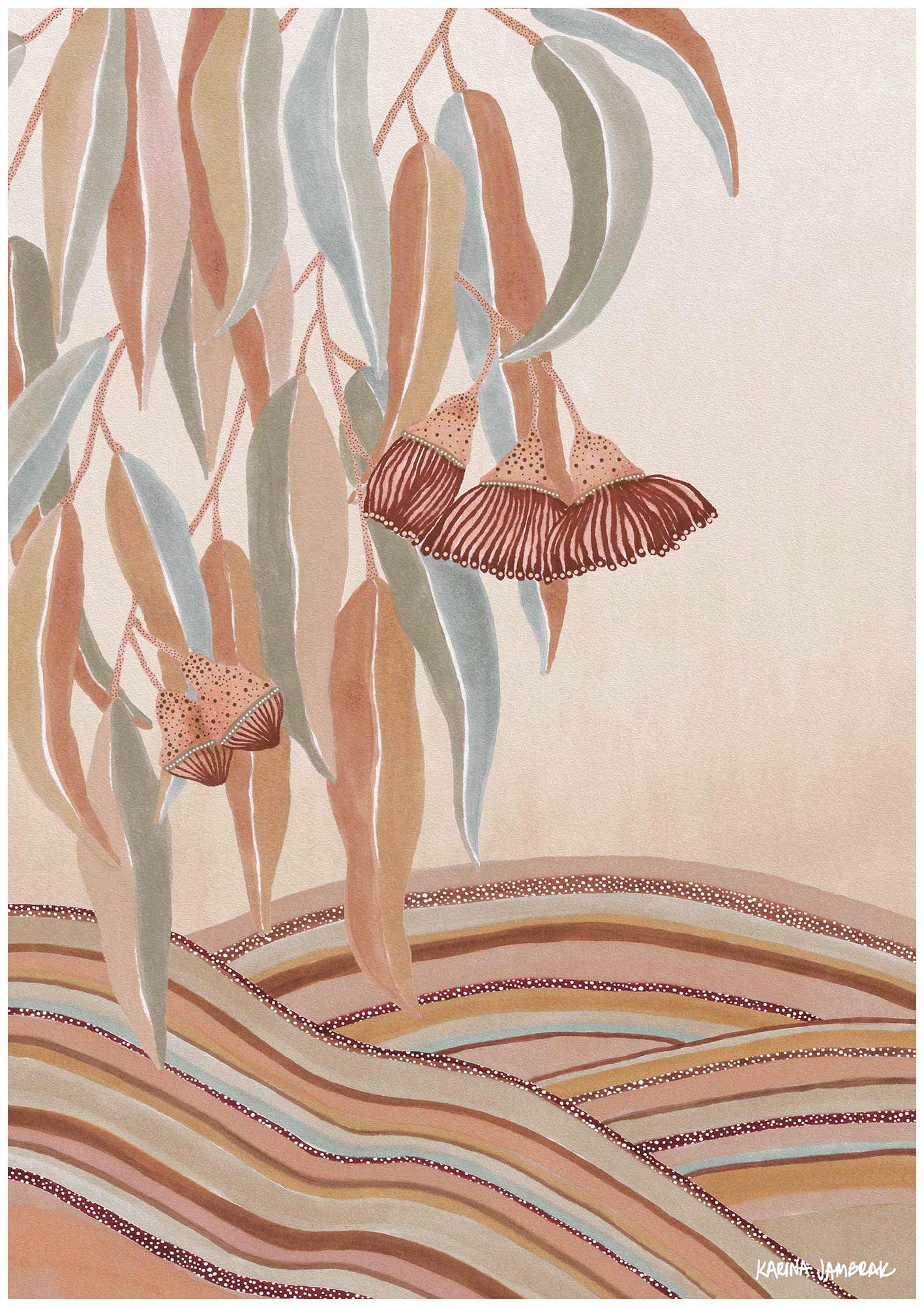 Under the Eucalyptus Tree Fine Art Print