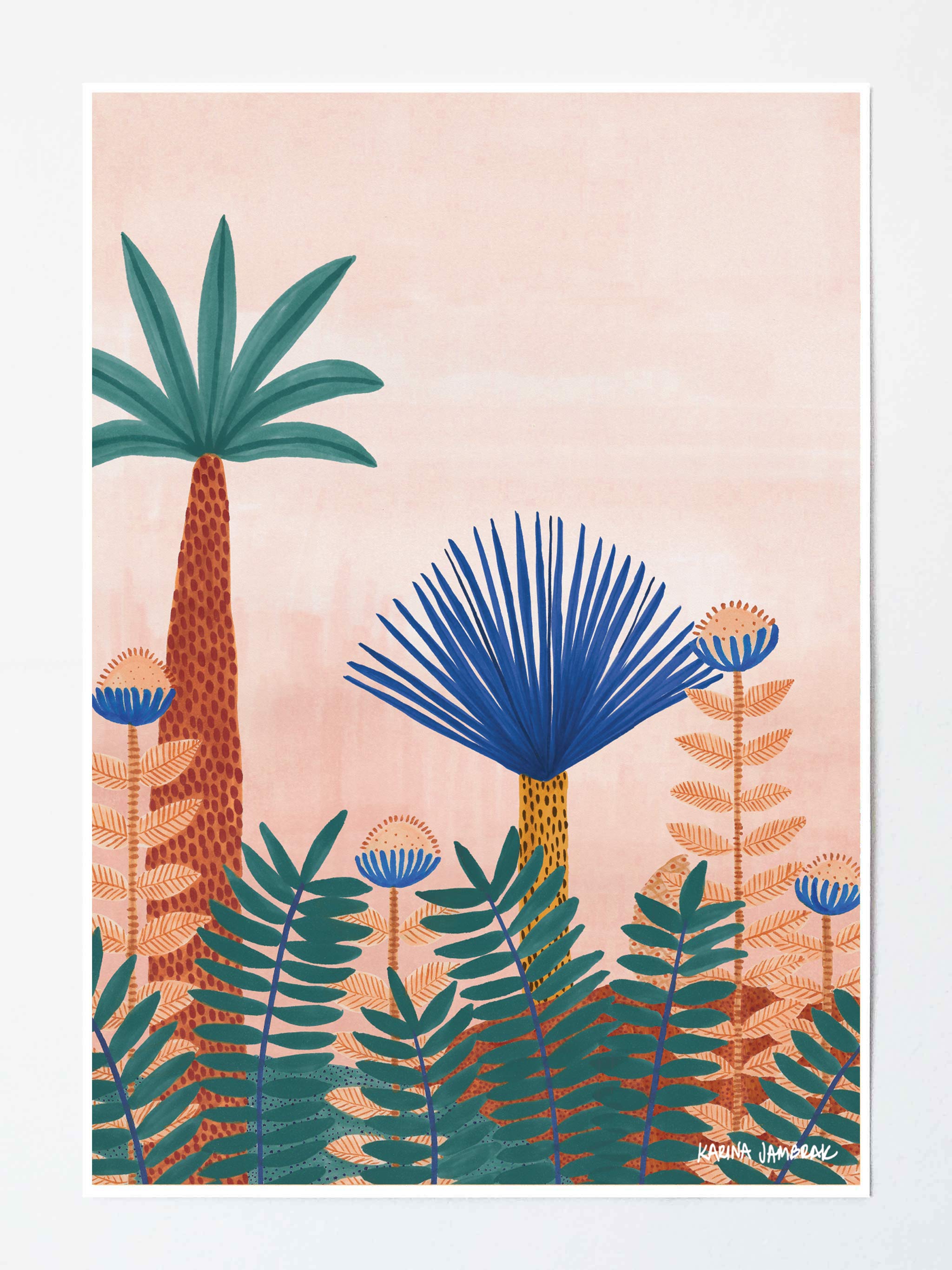 Jungle Blooms Fine Art Print