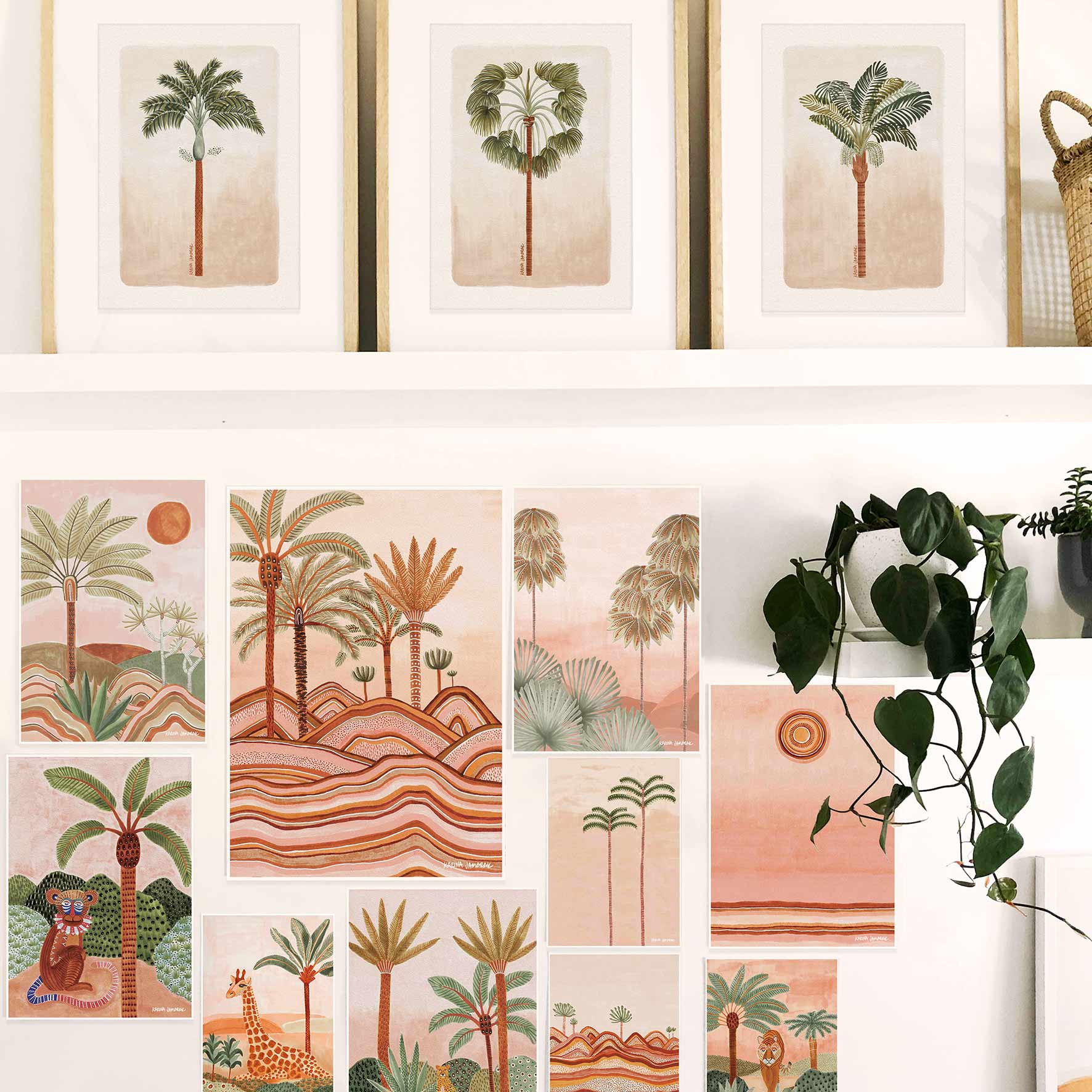 Paradise Palms { 2 } Fine Art Print